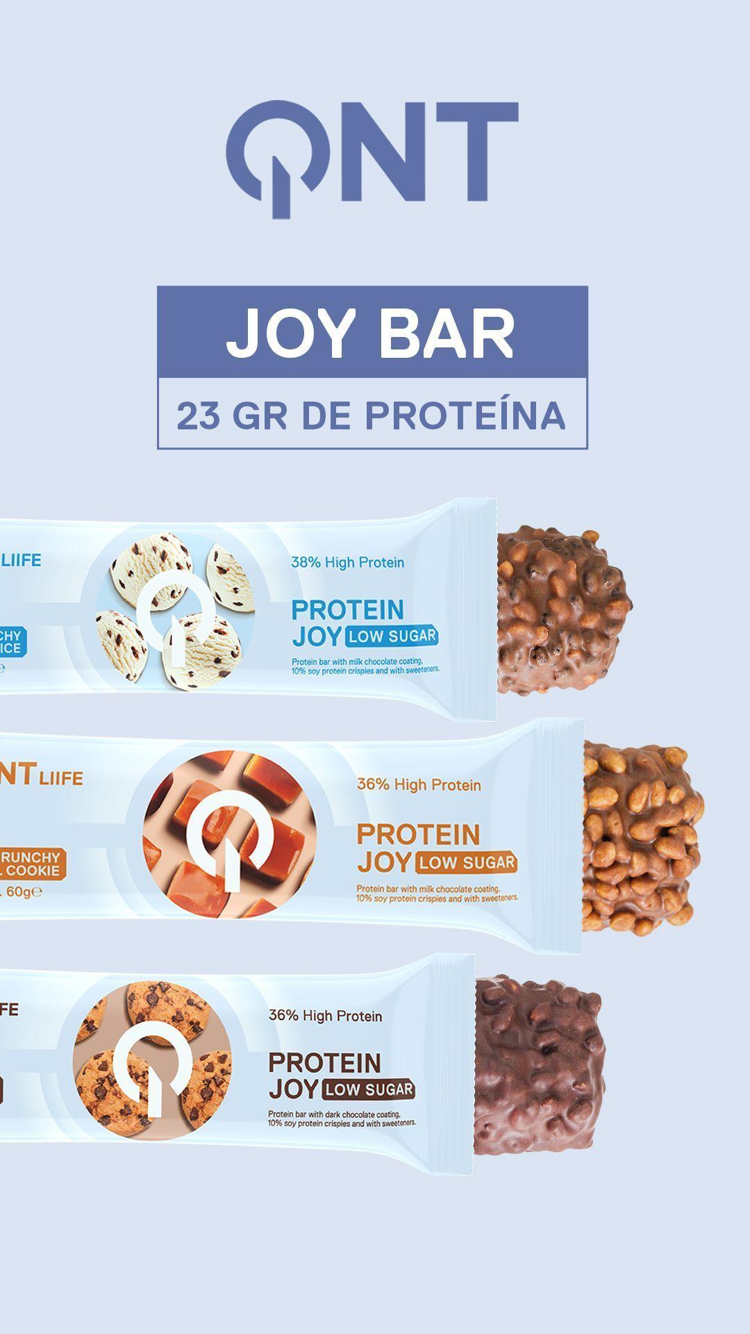 Barras de proteina QNT - Joy Vainilla Ice (12 unidades)-4