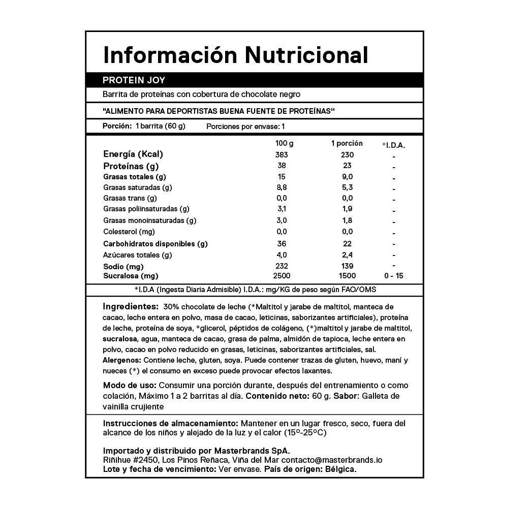 Barras de proteina QNT - Joy Vainilla Ice (12 unidades)-6