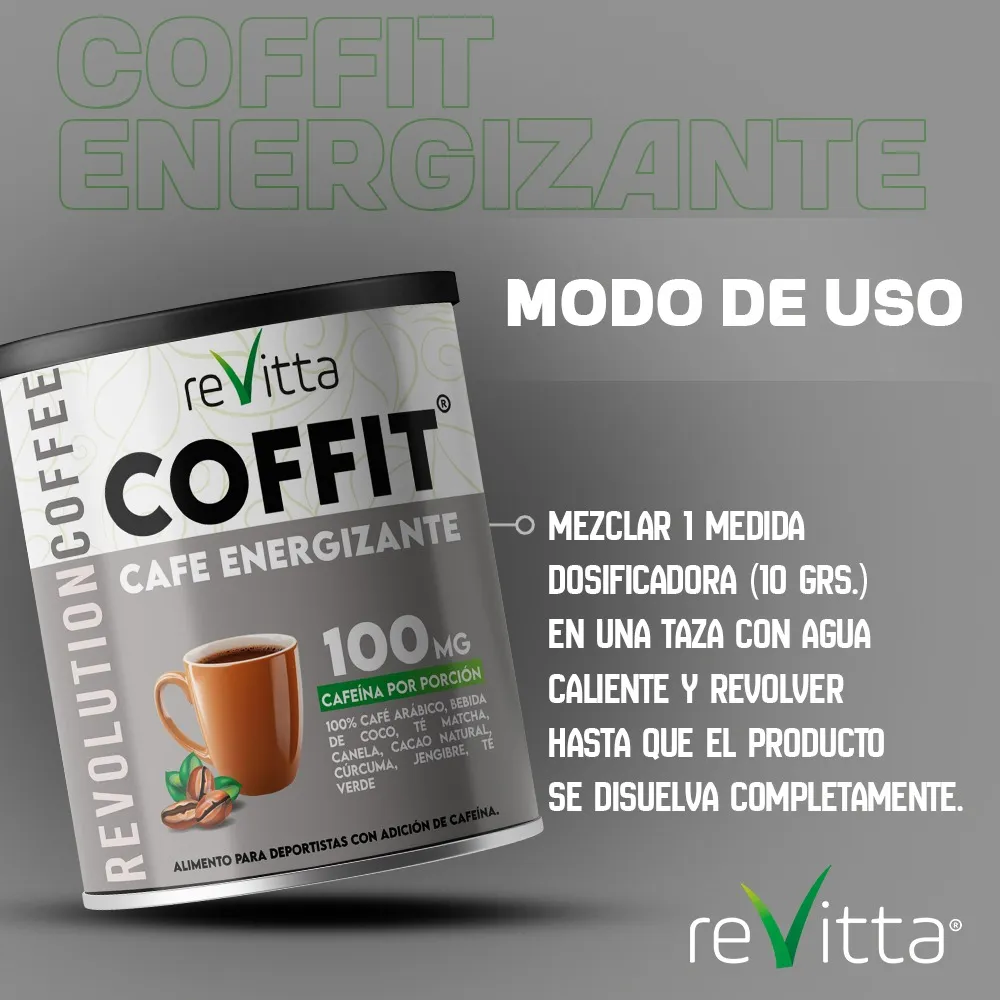 Cafe Revitta - Energizante Coffit 300 gr (30 servicios)-3