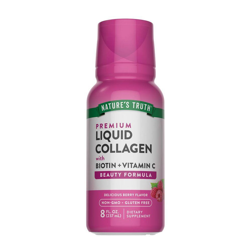 Colageno Natures Truth - Colágeno Líquido + Biotina + Vitamina C 237ml-0