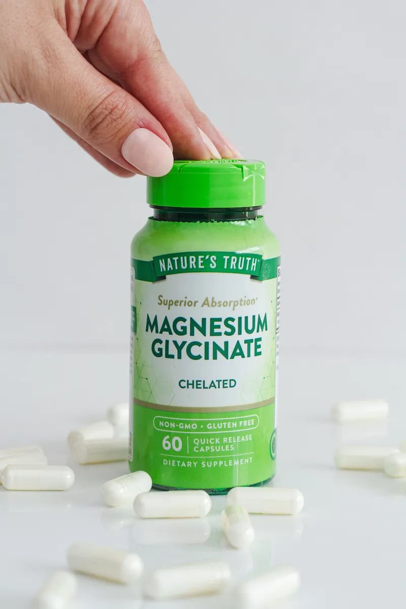 Magnesio Glicinato Natures Truth - Magnesium Glycinate 200 mg (60 cápsulas)-4