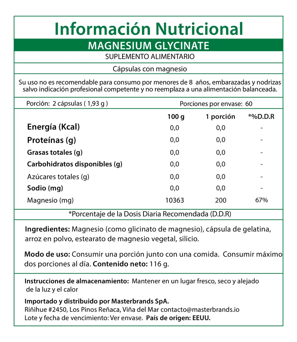 Magnesio Glicinato Natures Truth - Magnesium Glycinate 200 mg (60 cápsulas)-6