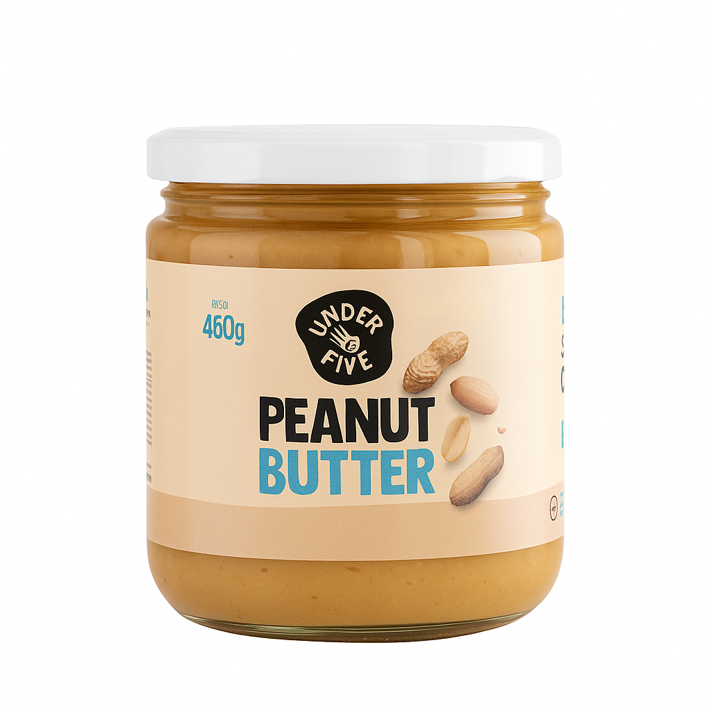 Mantequilla de mani Underfive - Peanut Butter 460g-0