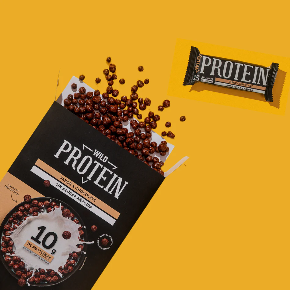 Cereal de proteina Wild Protein - Chocolate 280 gr-2
