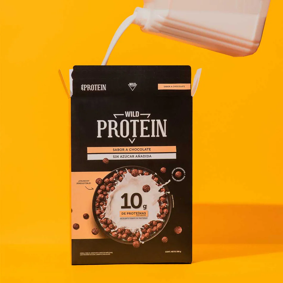 Cereal de proteina Wild Protein - Chocolate 280 gr-3