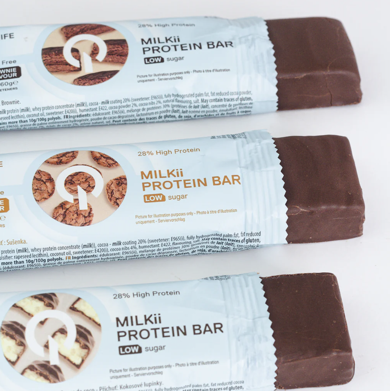 Barra de proteina QNT - Milkii Coconut Flakes (12 unidades)-2