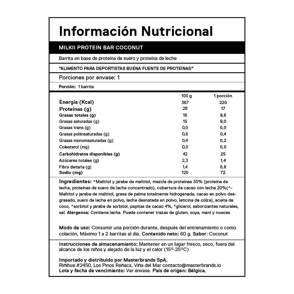 Barra de proteina QNT - Milkii Coconut Flakes (12 unidades)-6