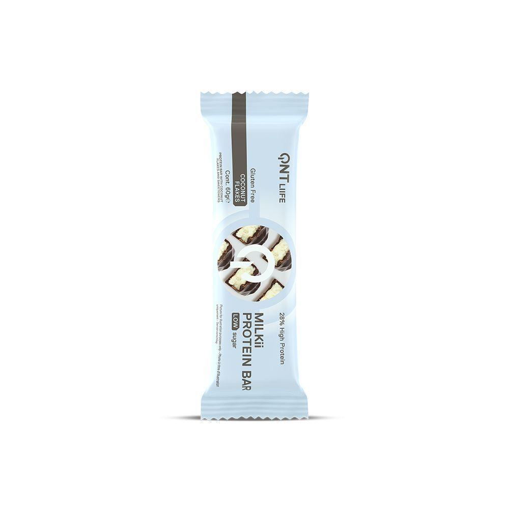 Barra de proteina QNT - Milkii Coconut Flakes (12 unidades)-5