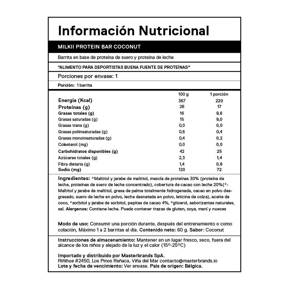 Barra de proteina QNT - Milkii Coconut Flakes (12 unidades)-6