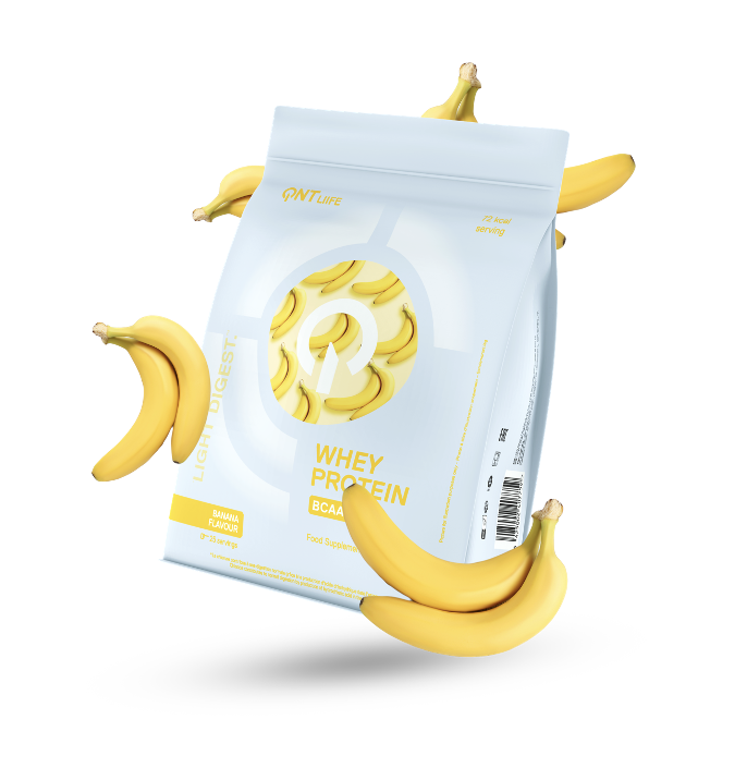 Proteina en polvo QNT - Whey Protein Platano 500 gr-0