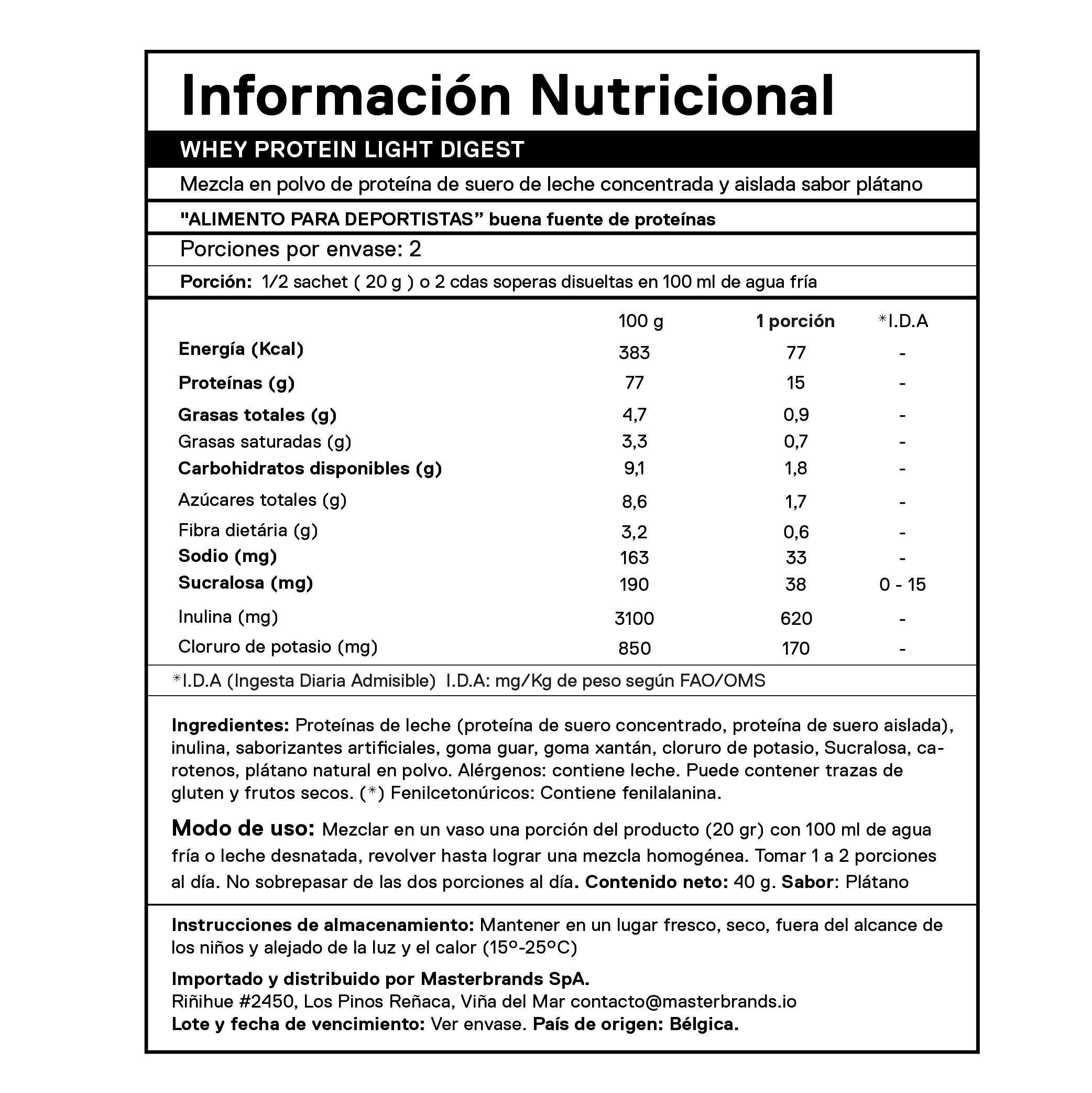 Proteina en polvo QNT - Whey Protein Platano 500 gr-2