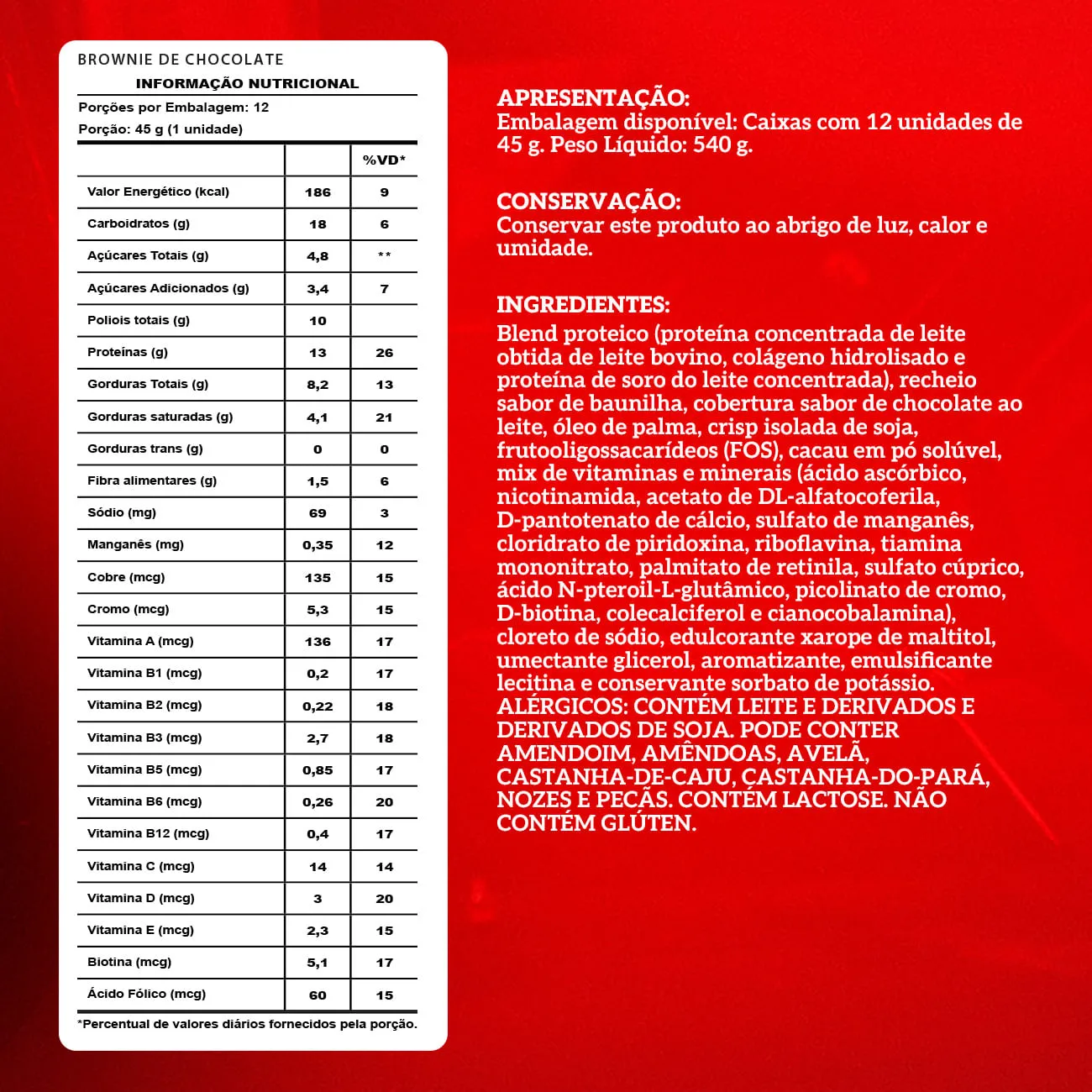 Barra de proteina Integralmedica - Brownie de chocolate (12 unidades)-4