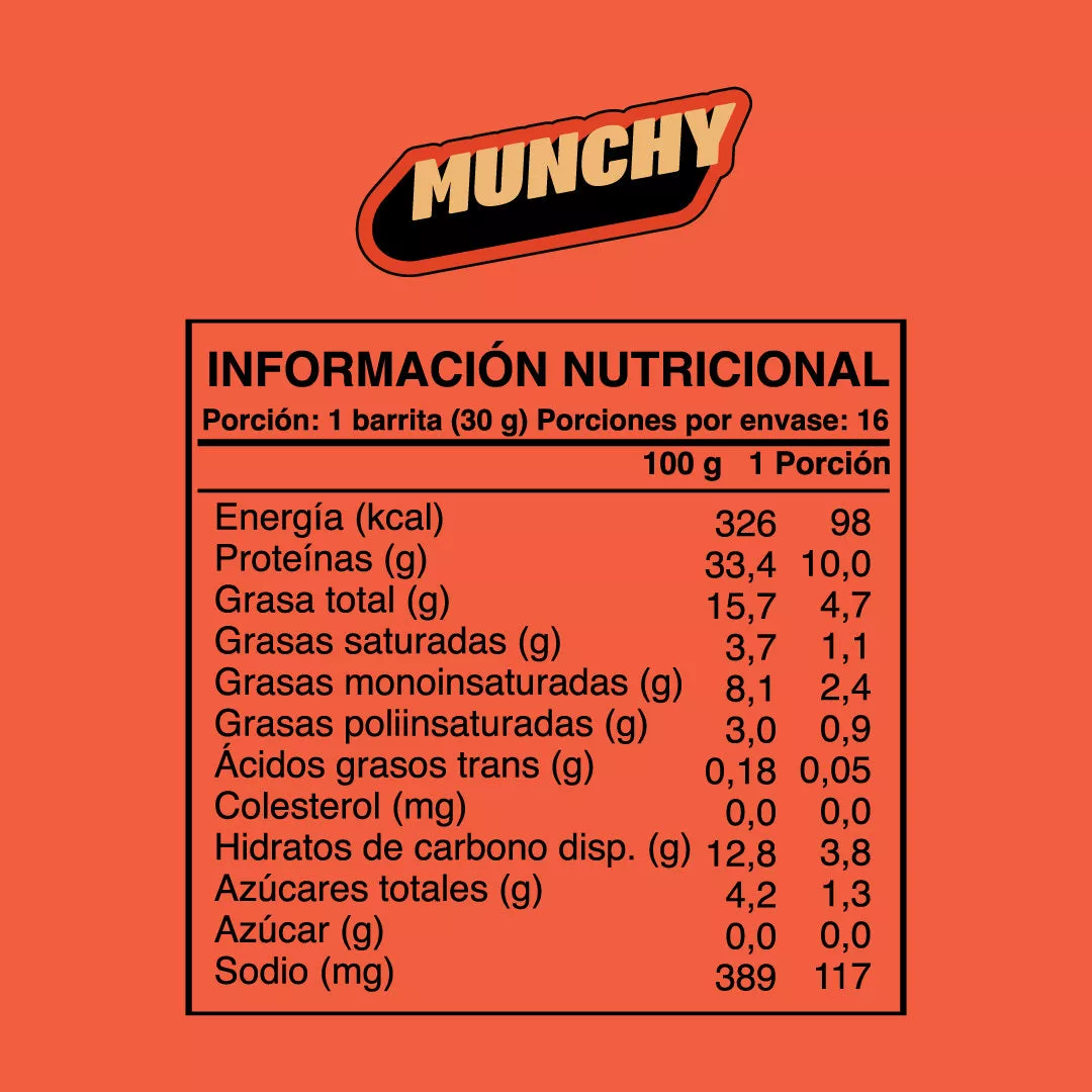 Barra de proteina Wild Protein - Munchy Chocolate Mani (16 unidades)-4