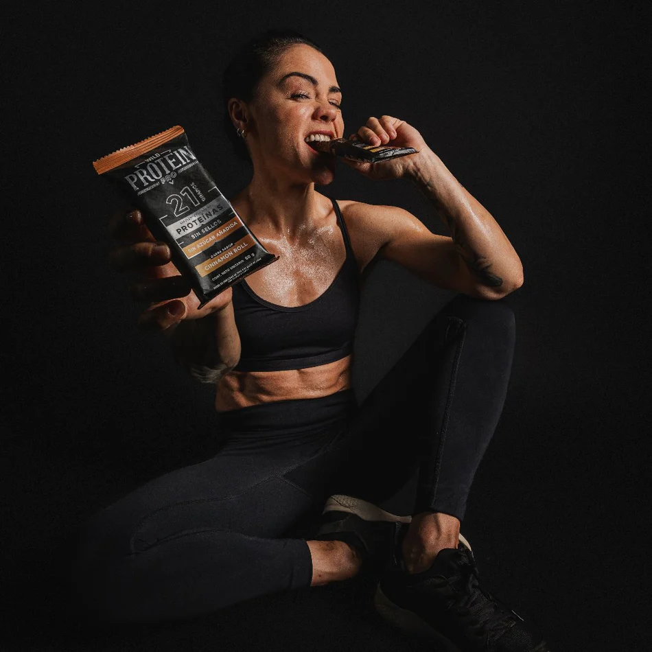 Barras de proteina Wild Protein Pro - Cinnamon Roll (4 unidades)-2