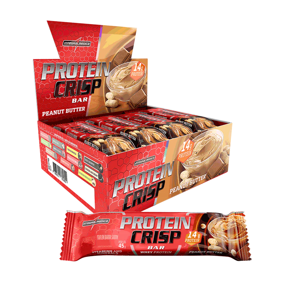 Barra de proteina Integralmedica - Peanut Butter (12 unidades)-0