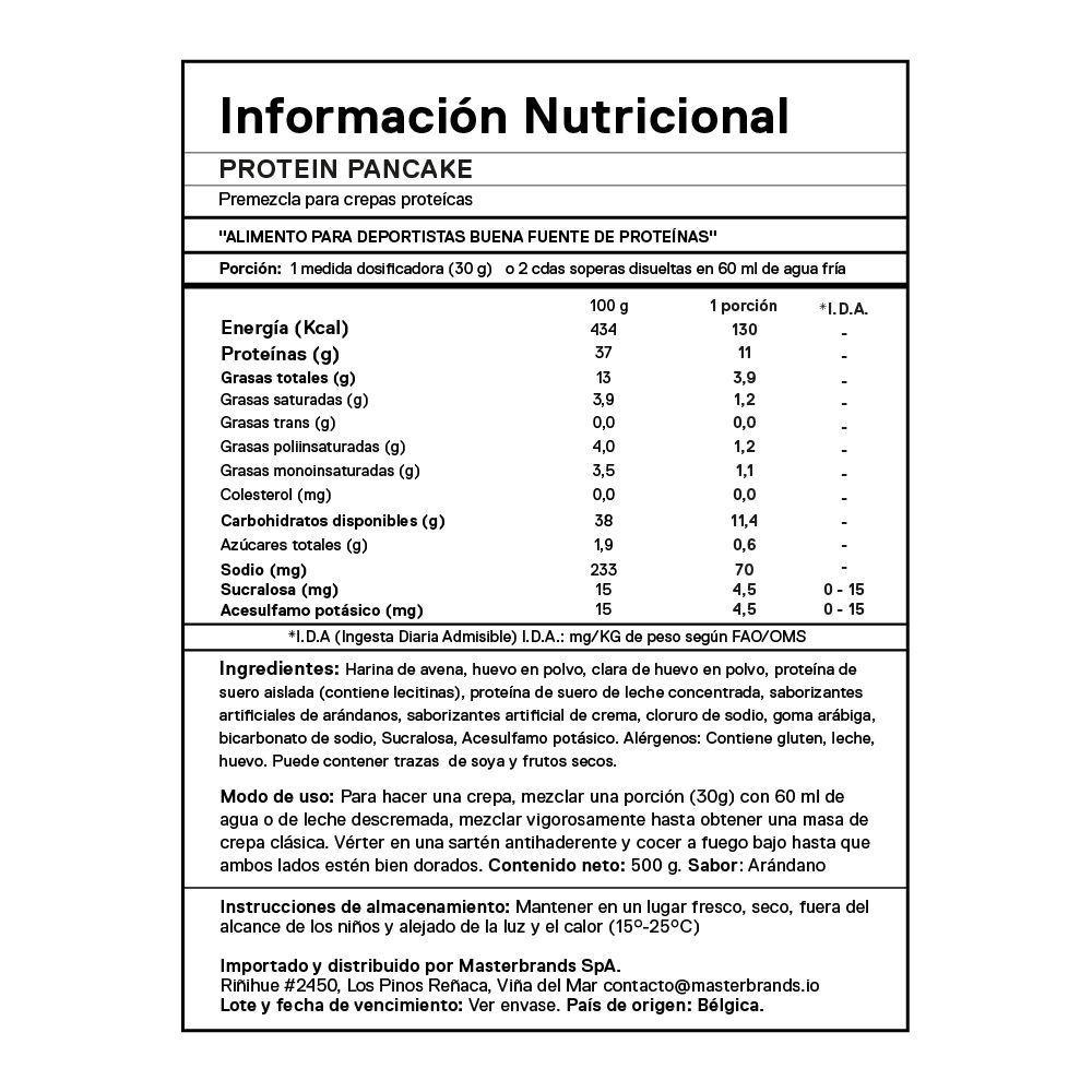 Mezcla de Pancake Protein QNT - Arándano 500 gr-3