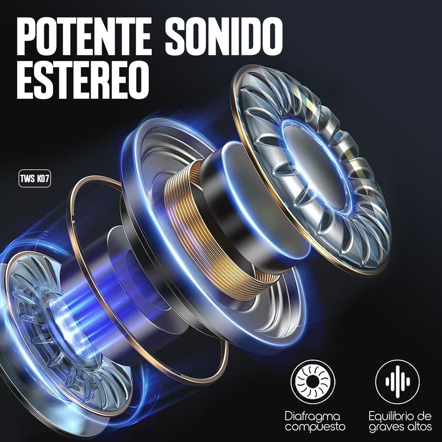 Audífonos Bluetooth Kbod Tws K07 Con Cancelación De Ruido-3
