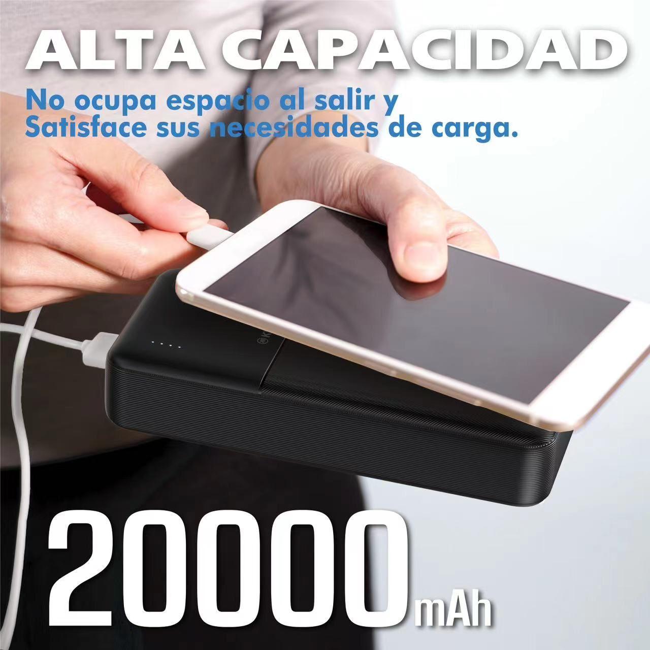 Batería Portátil Externa KBOD Power Bank 20.000mah Md-12410 Colores-2