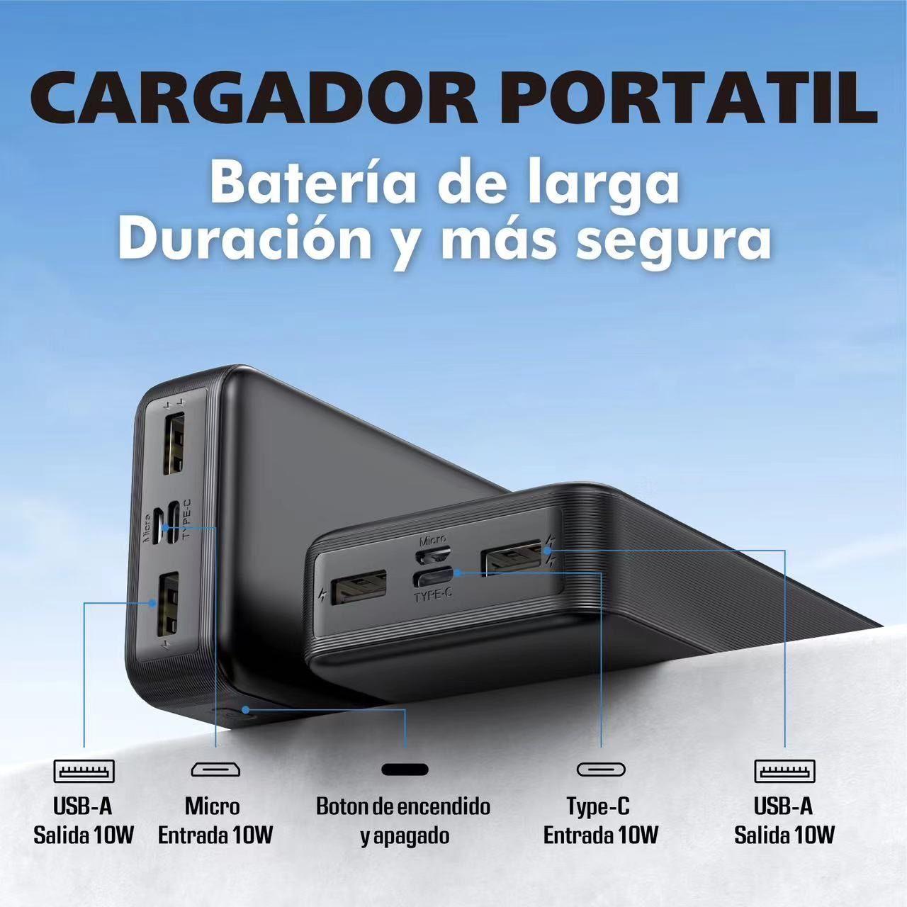Batería Portátil Externa KBOD Power Bank 20.000mah Md-12410 Colores-5