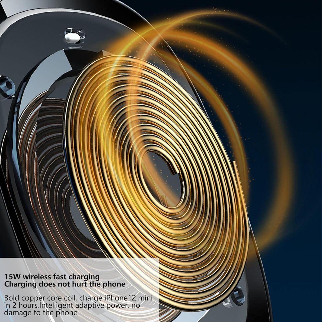 Soporte Magn tico de Auto Para Tel fonos Con Carga Inal mbrica Magn tica Kbod H26-8