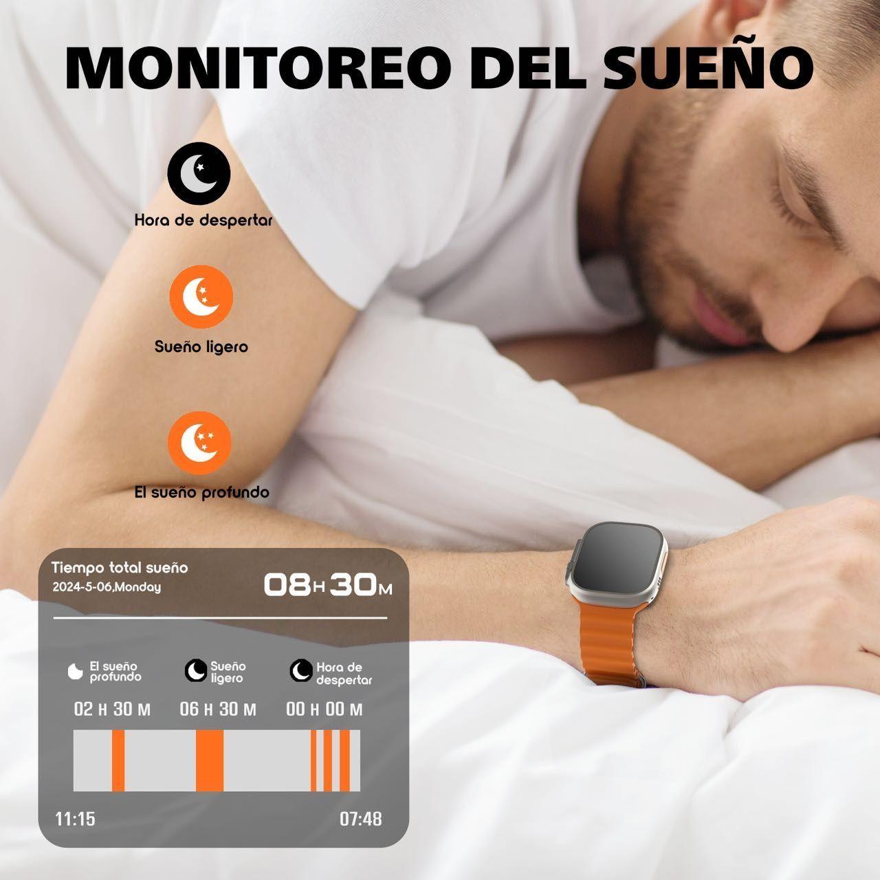 Smartwatch Reloj Inteligente Kbod X70 Ultra Pack de 7 Correas Intercambiables-4