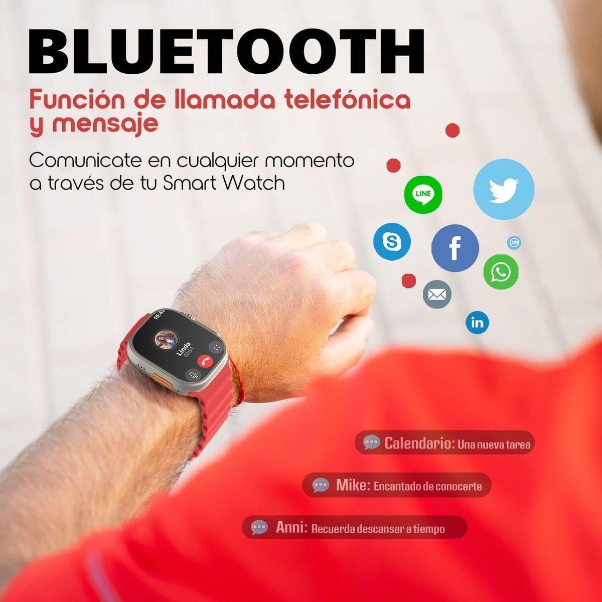 Smartwatch Reloj Inteligente Kbod X60 Pack 5 Correas Intercambiables-3