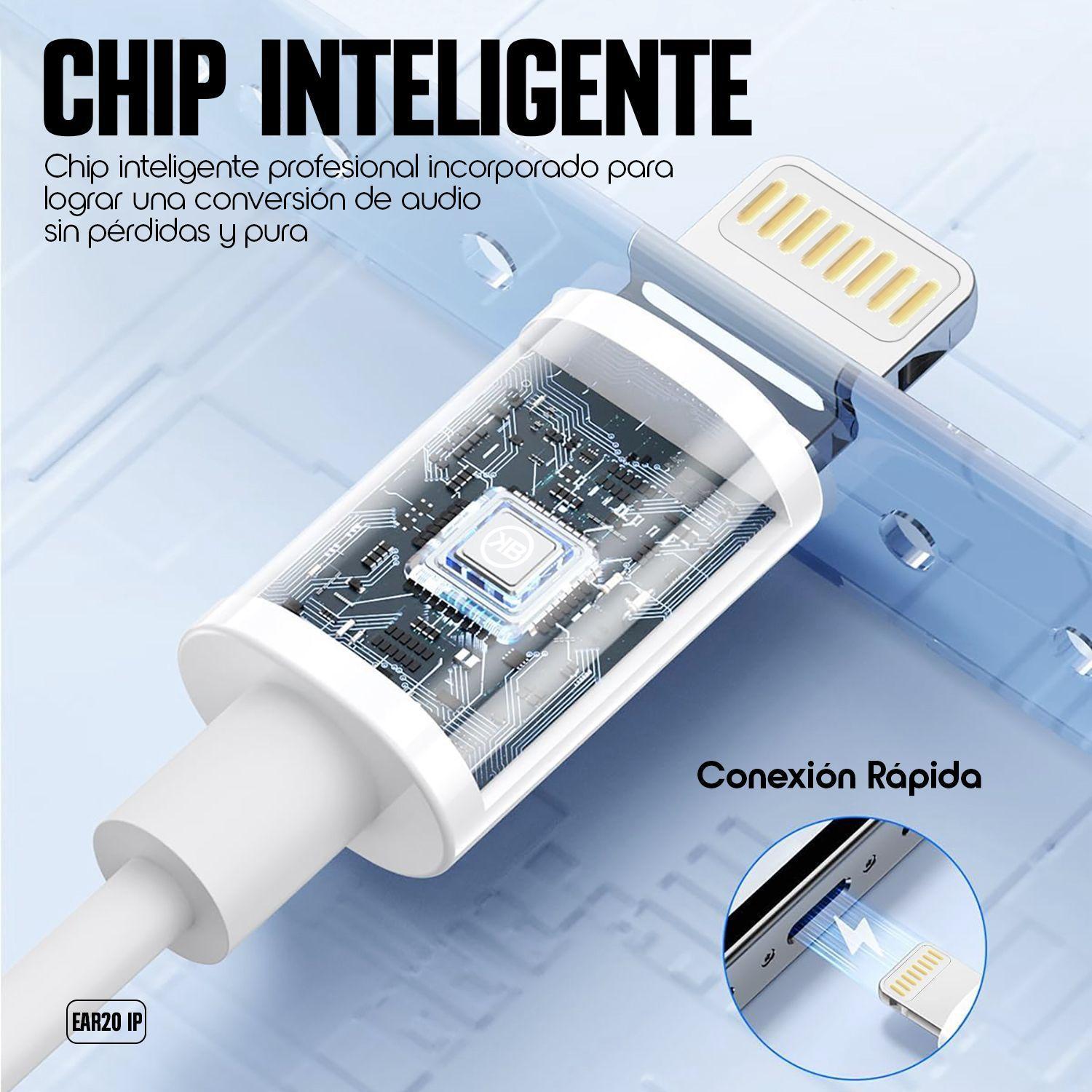 Audífonos Con Cable Y Micrófono Kbod Ear20 Para IP y Tipo C-2