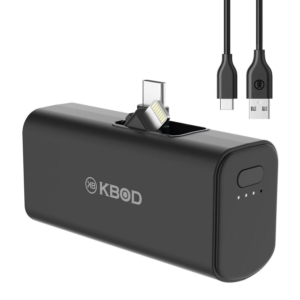 Batería Power Bank 5000 Mah Kbod Mini Pr05 Dual Hasta 20w-7