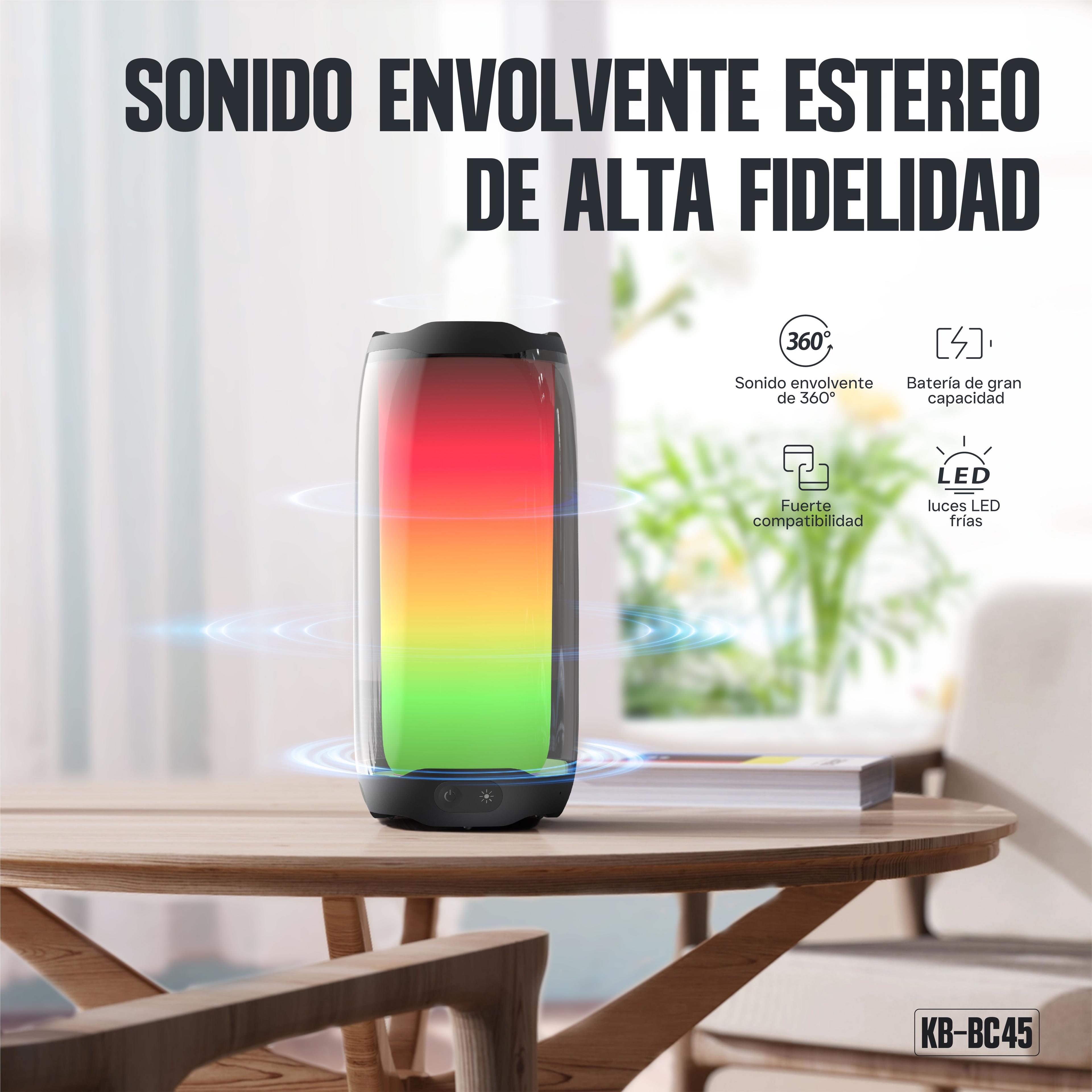 Parlante Bluetooth Tws Pulse Pro Kbod Kb-bc45 Sonido 360 10h-3