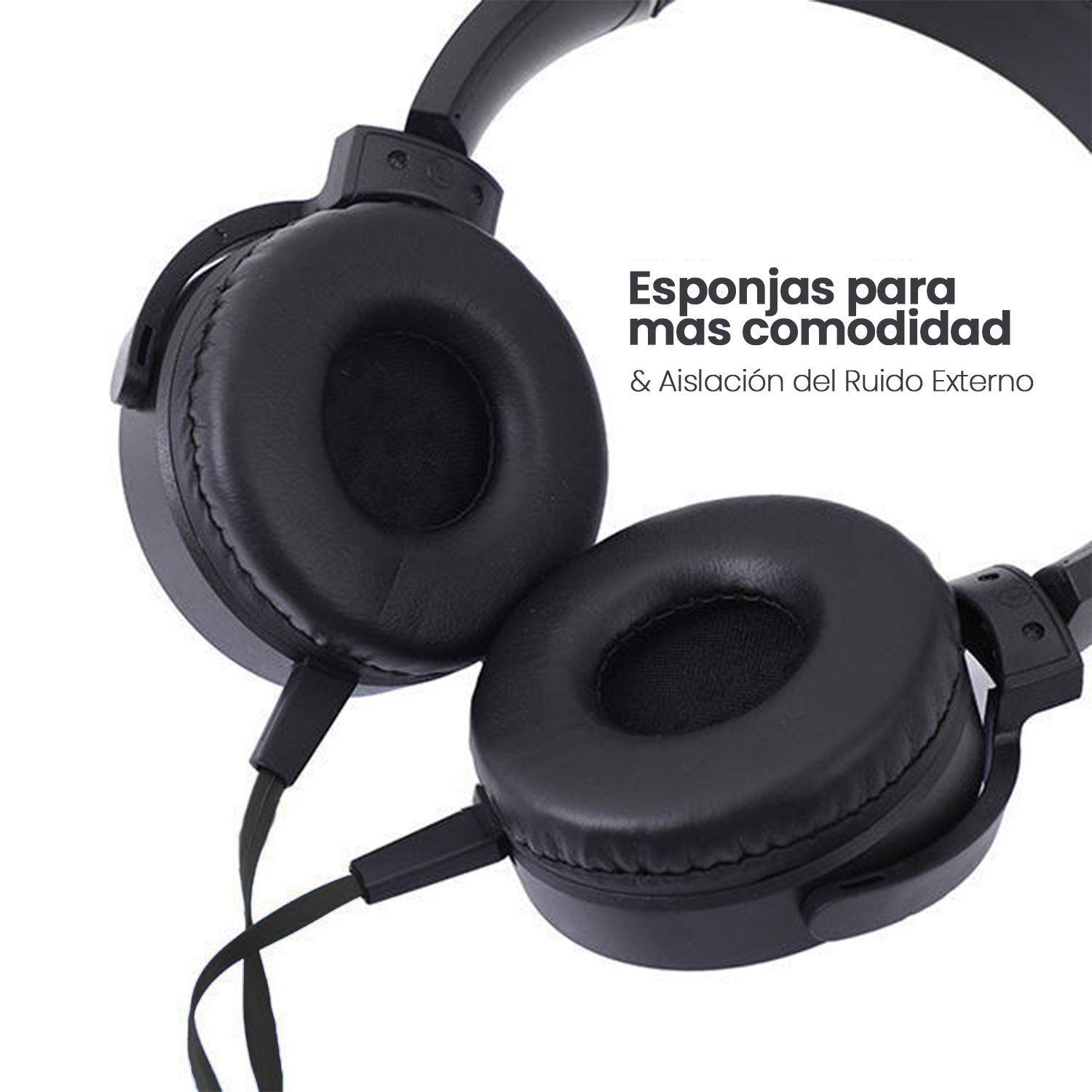 Audifonos Headband Extra Bass Con Cable Y Microfono Kbod I15 Colores-3