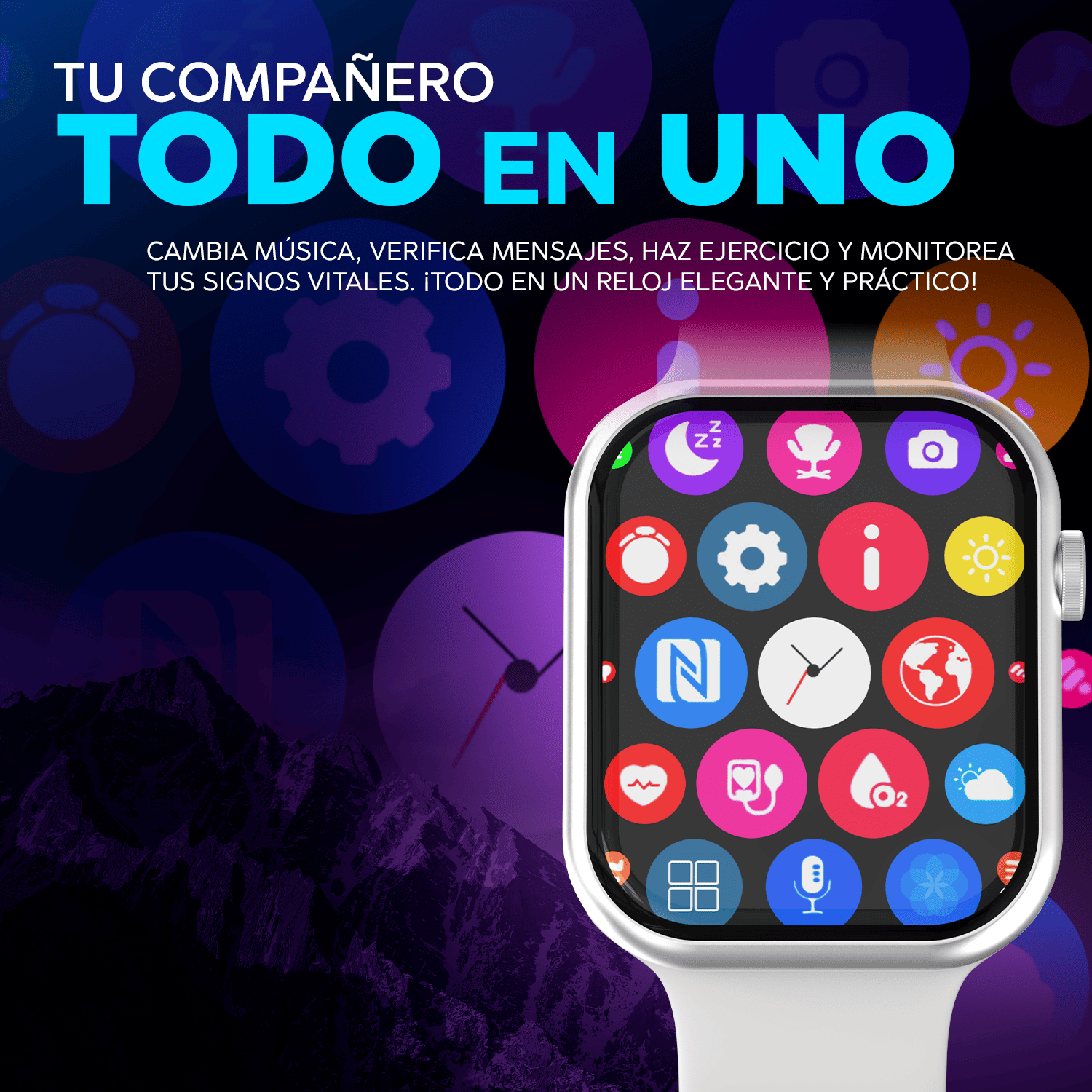 Reloj Inteligente Smartwatch Kbod S85 Pro Con Set De 7 Correas Intercambiables-5