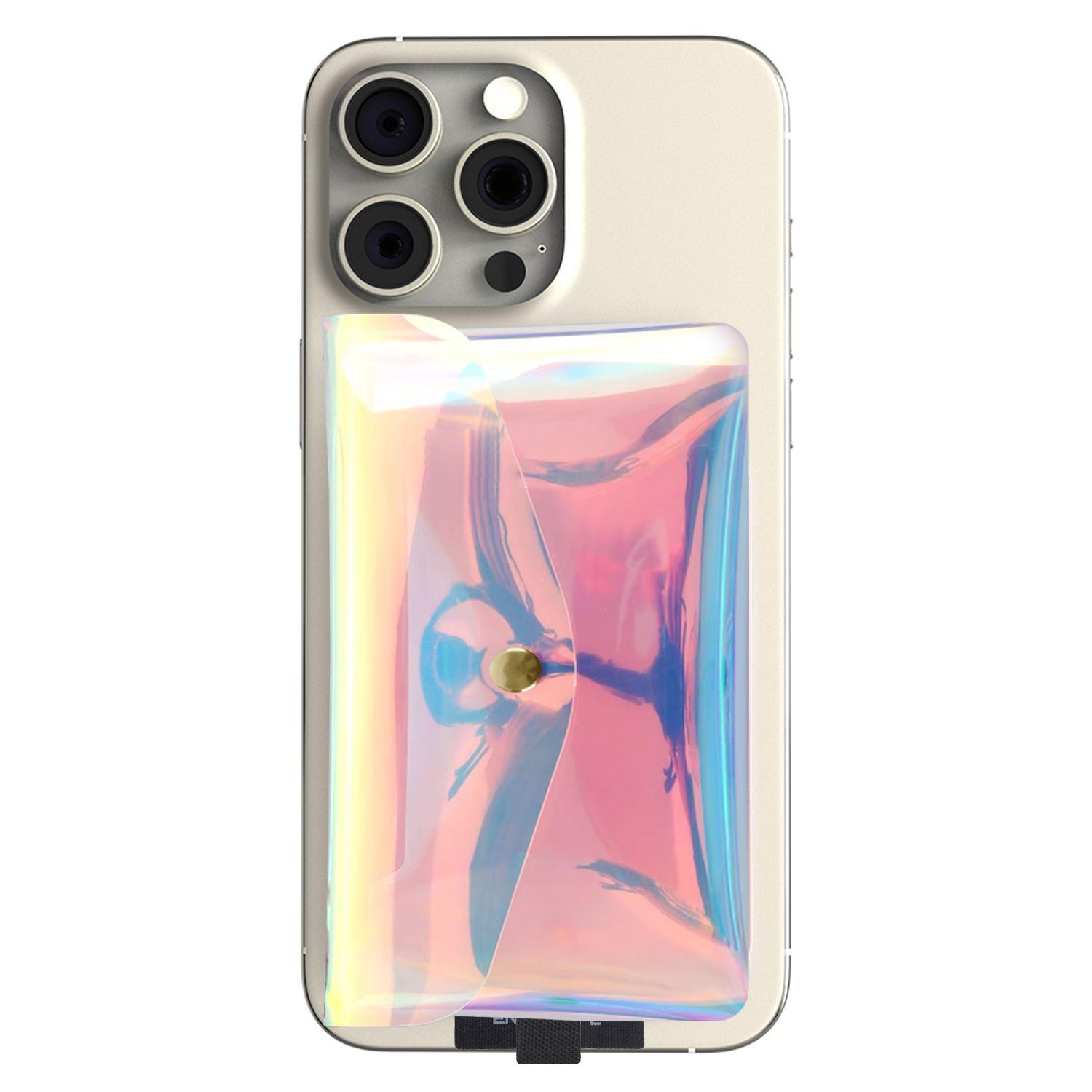 Tarjetero Wallet Magnetica Para iPhone Con Sujetador Tornasol KBOD K25-0