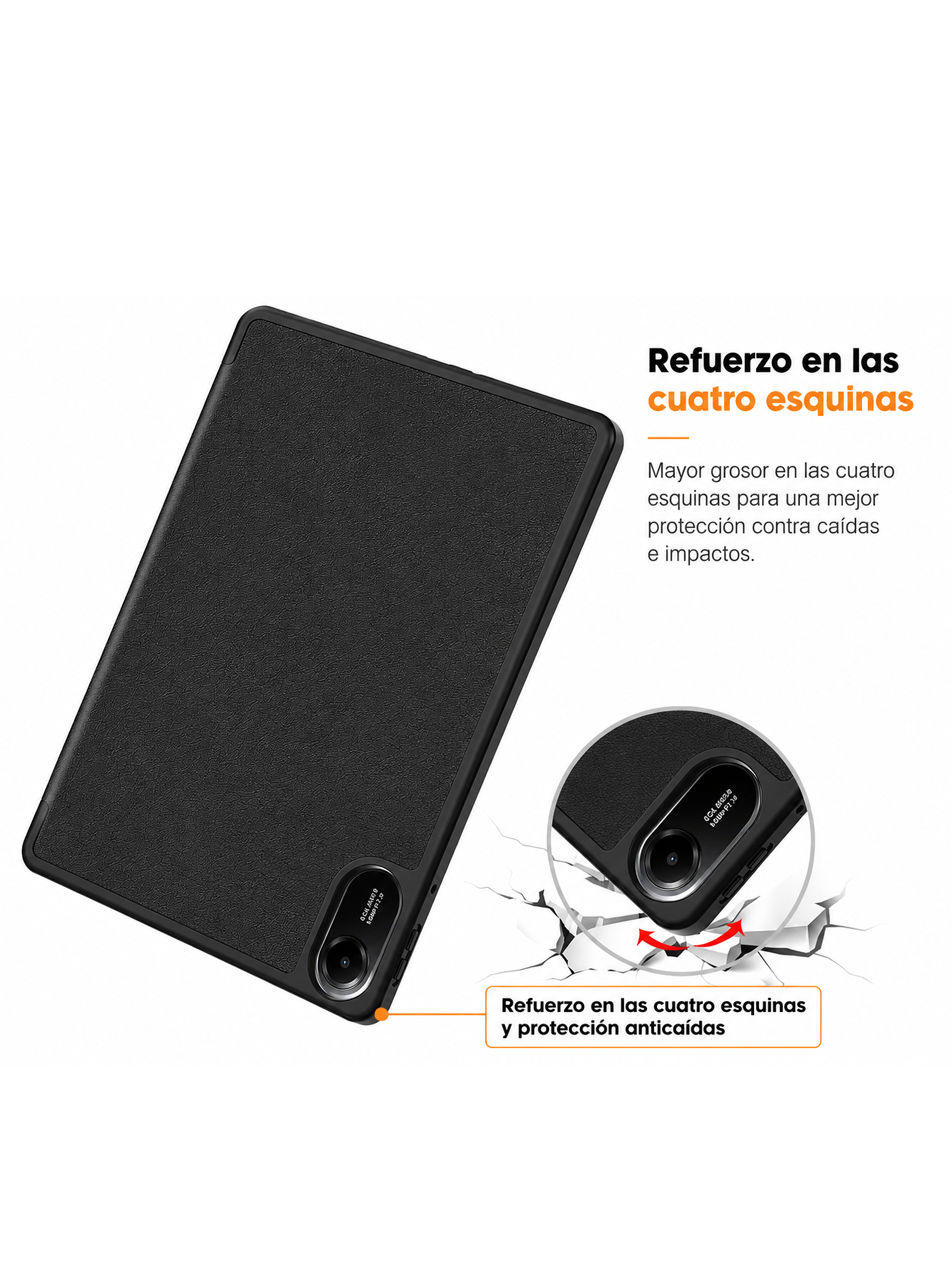 Funda Smart Cover Para Tablet  Redmi Pad 2 2025 11" Colores-4