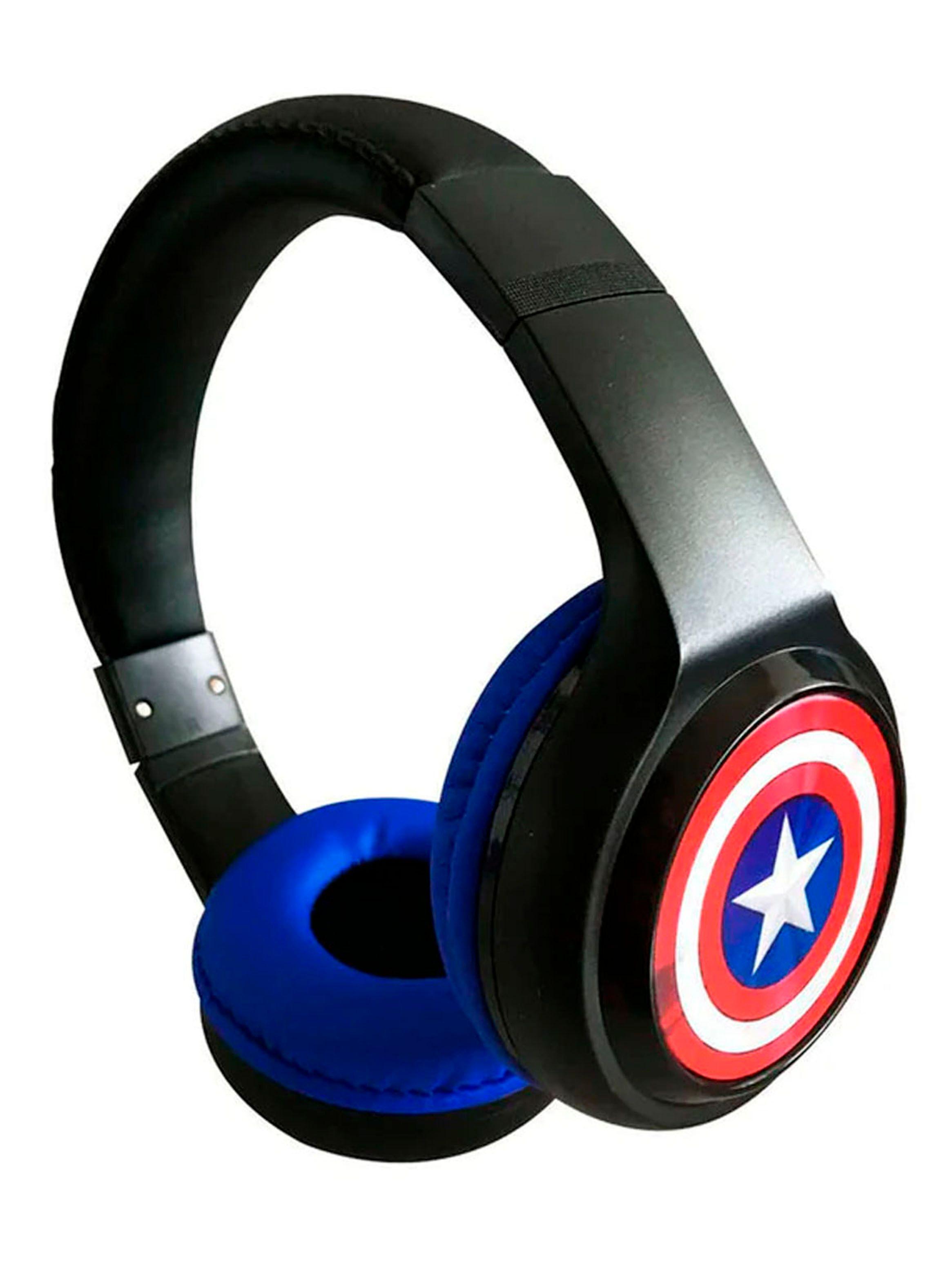 Audífonos Inalámbricos Bluetooth Marvel Capitan America-0