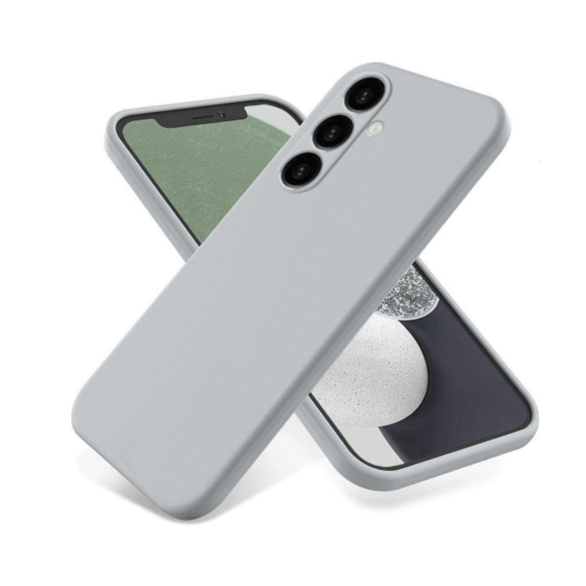 Carcasa Para Samsung A16 Goma Gris-0