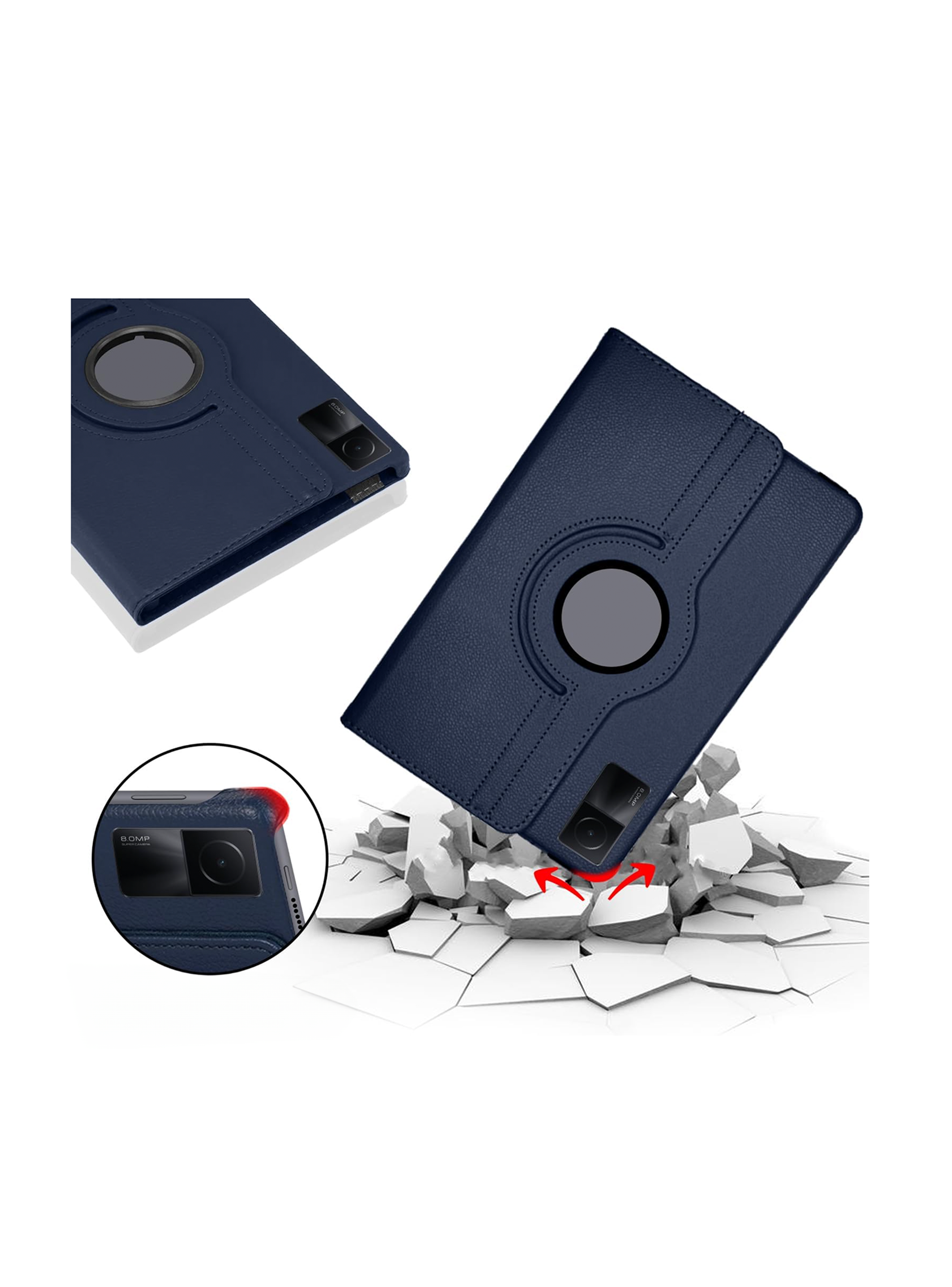 Funda Giratoria 360 Para Tab Lenovo M11 Lami Hidrogel Matte-1