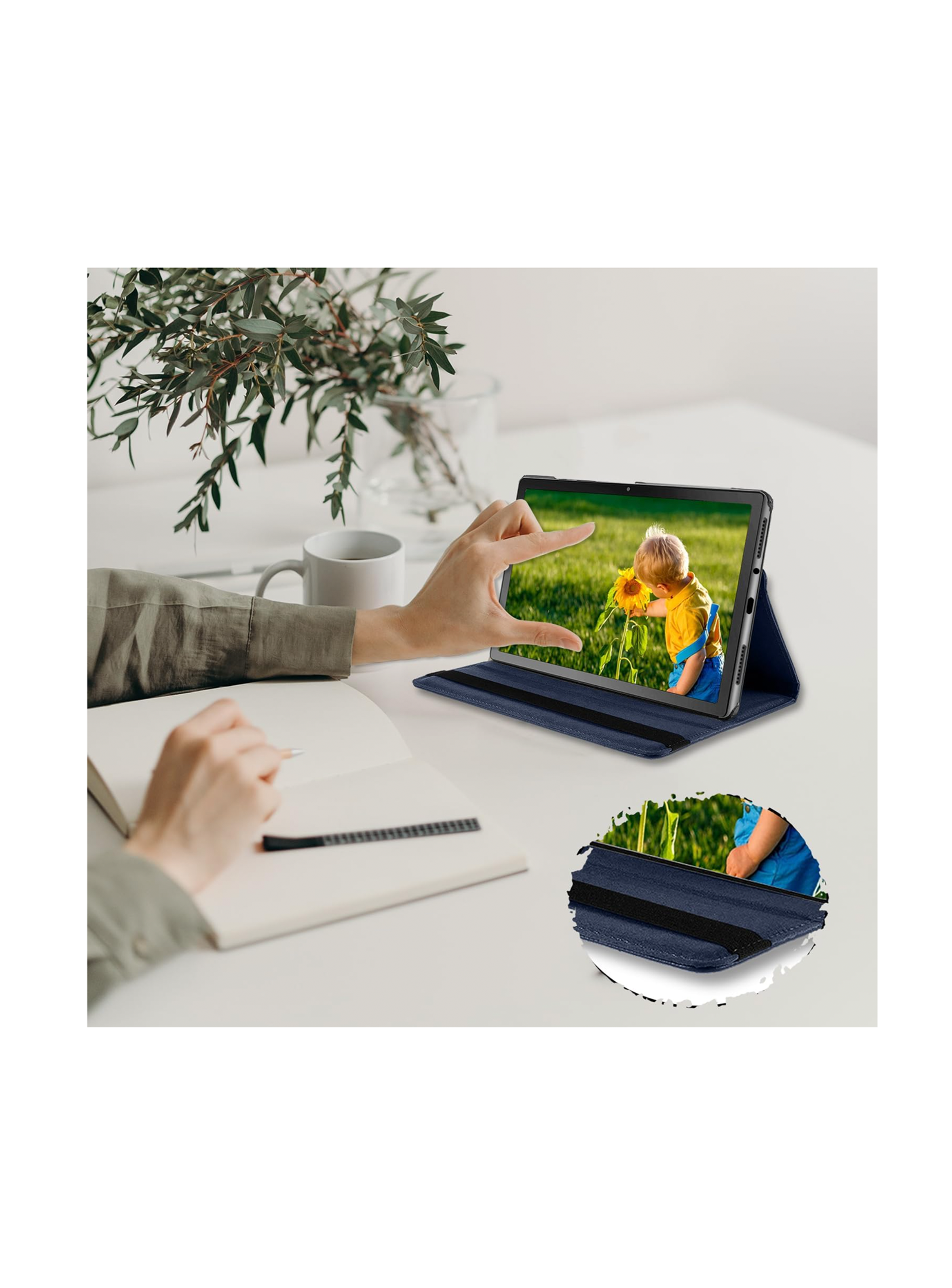 Funda Giratoria 360 Para Tab Lenovo M11 Lami Hidrogel Matte-6