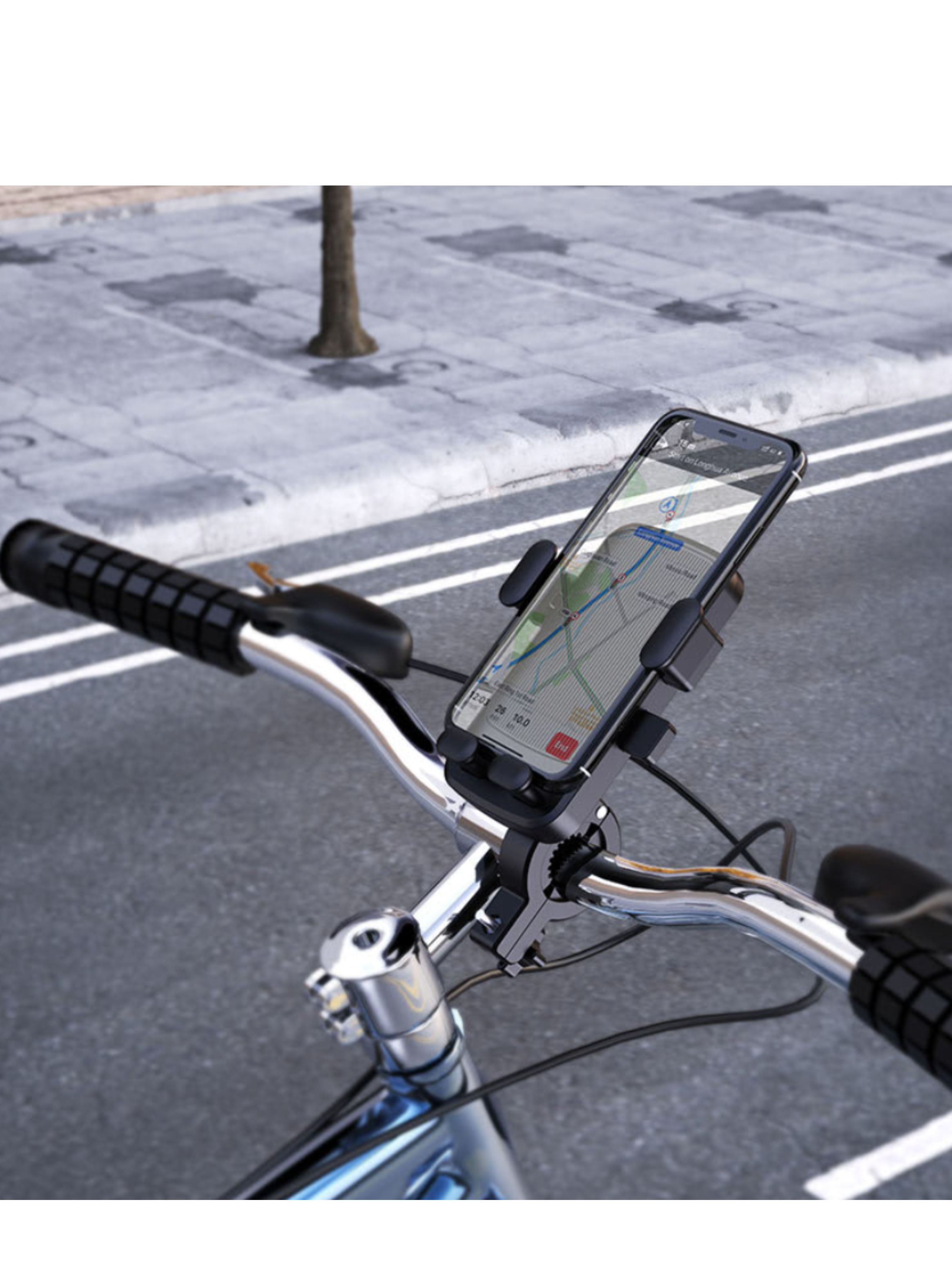 Soporte Para Bici-Moto Borofone BH34 Con Sujetadores-5