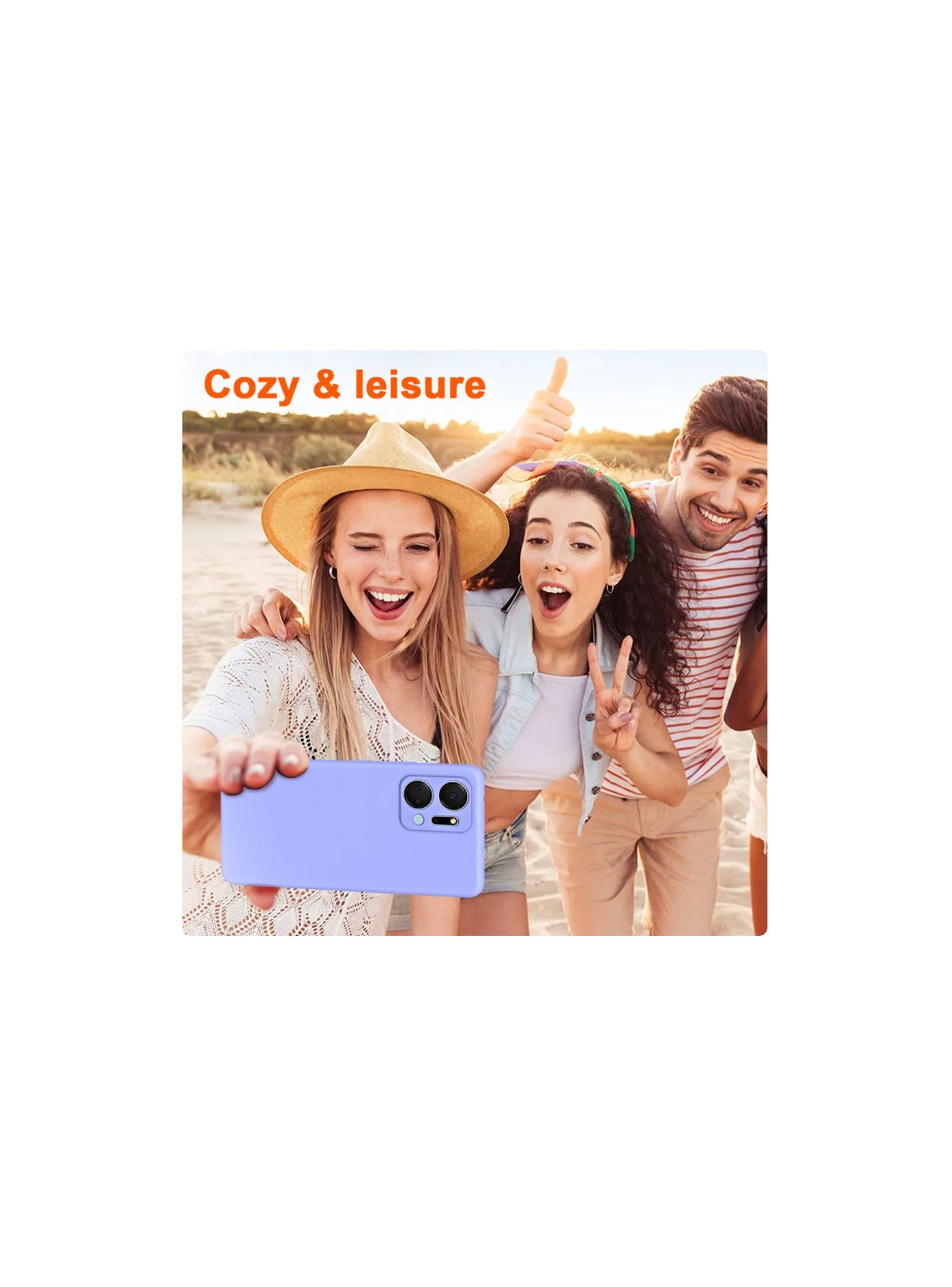 Carcasa Para Honor X7A Goma Lila-3