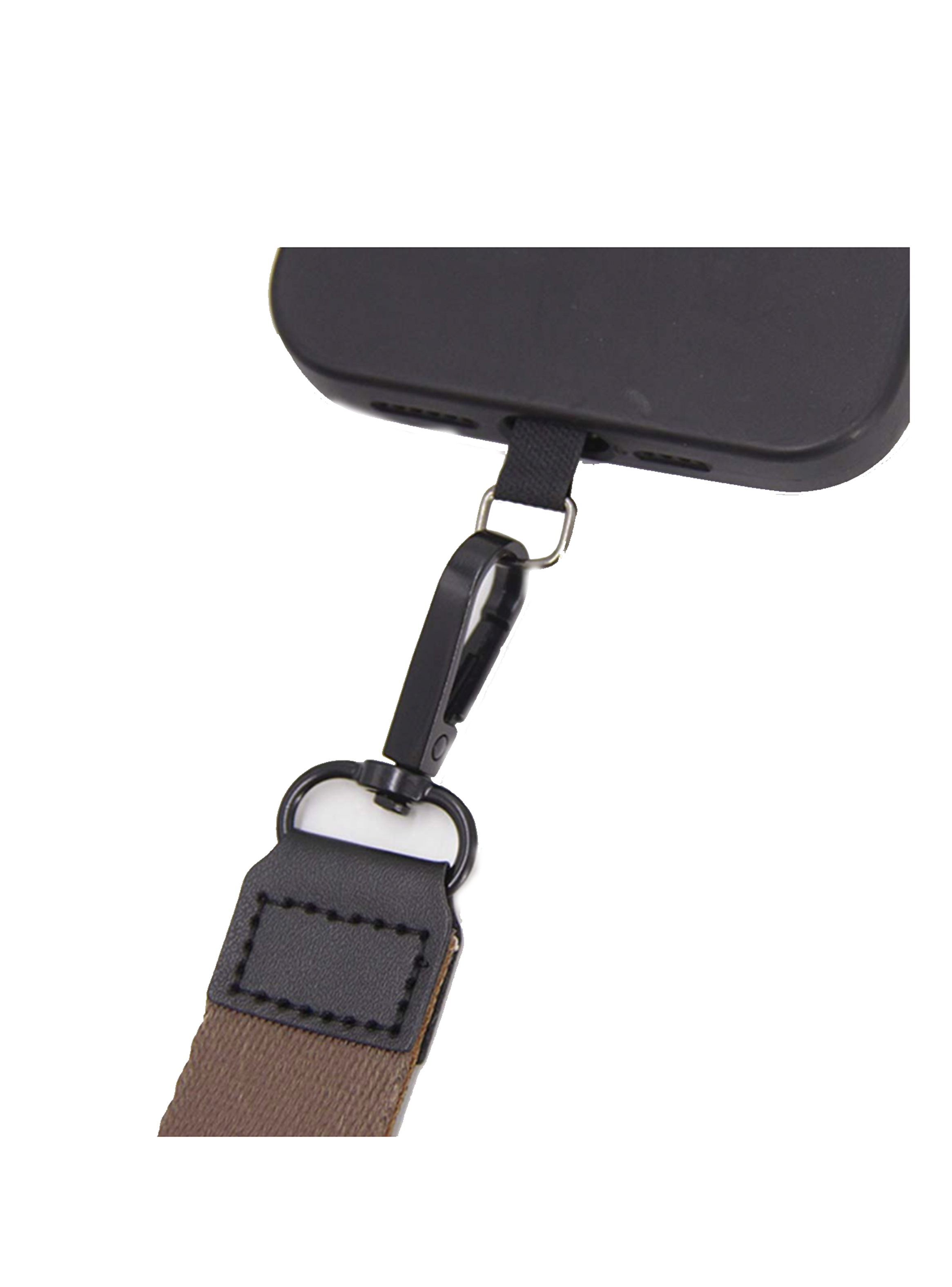 Strap Colgante para Carcasa Celular Universal Doble Marrón-2