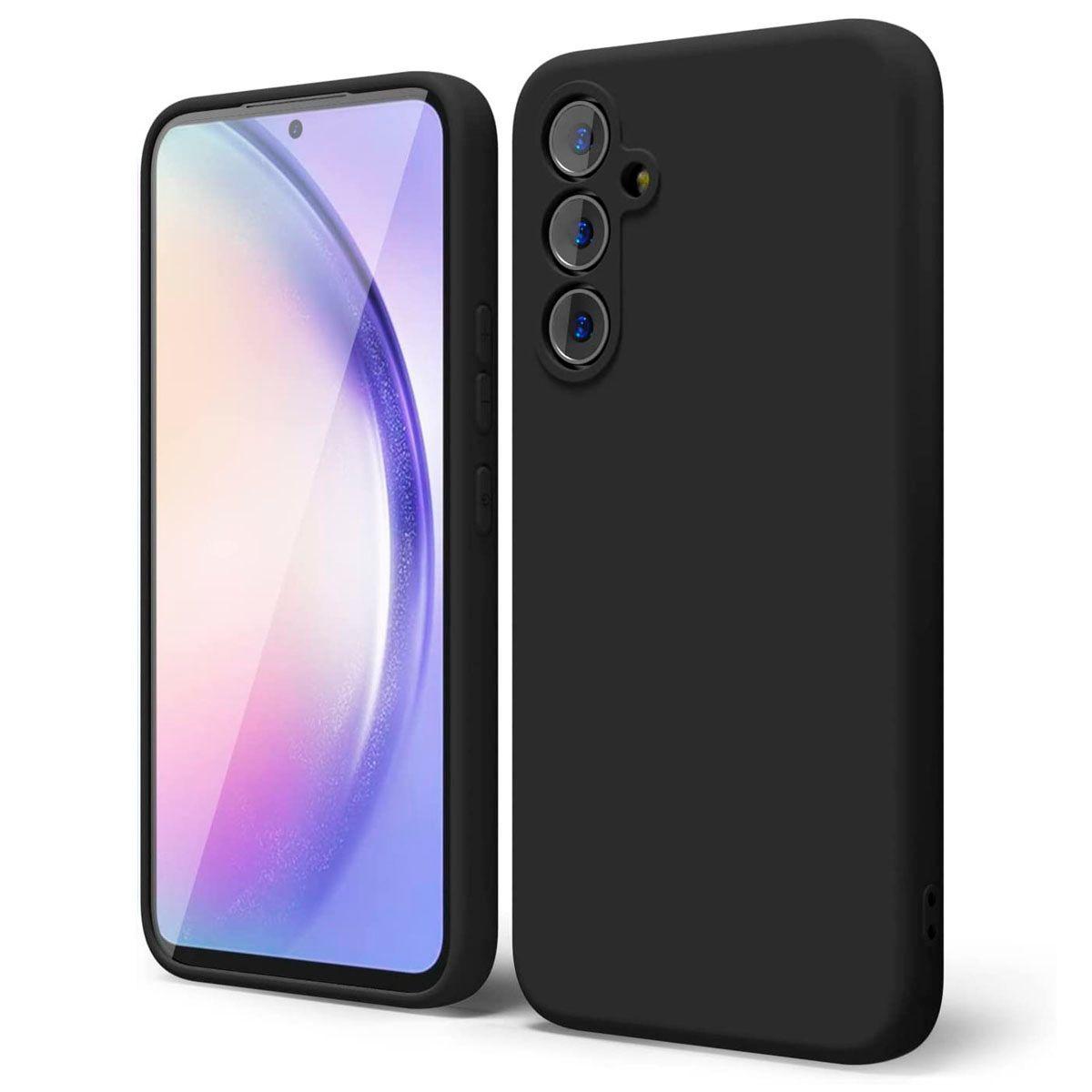 Carcasa Para Samsung A54 Goma Negro-0