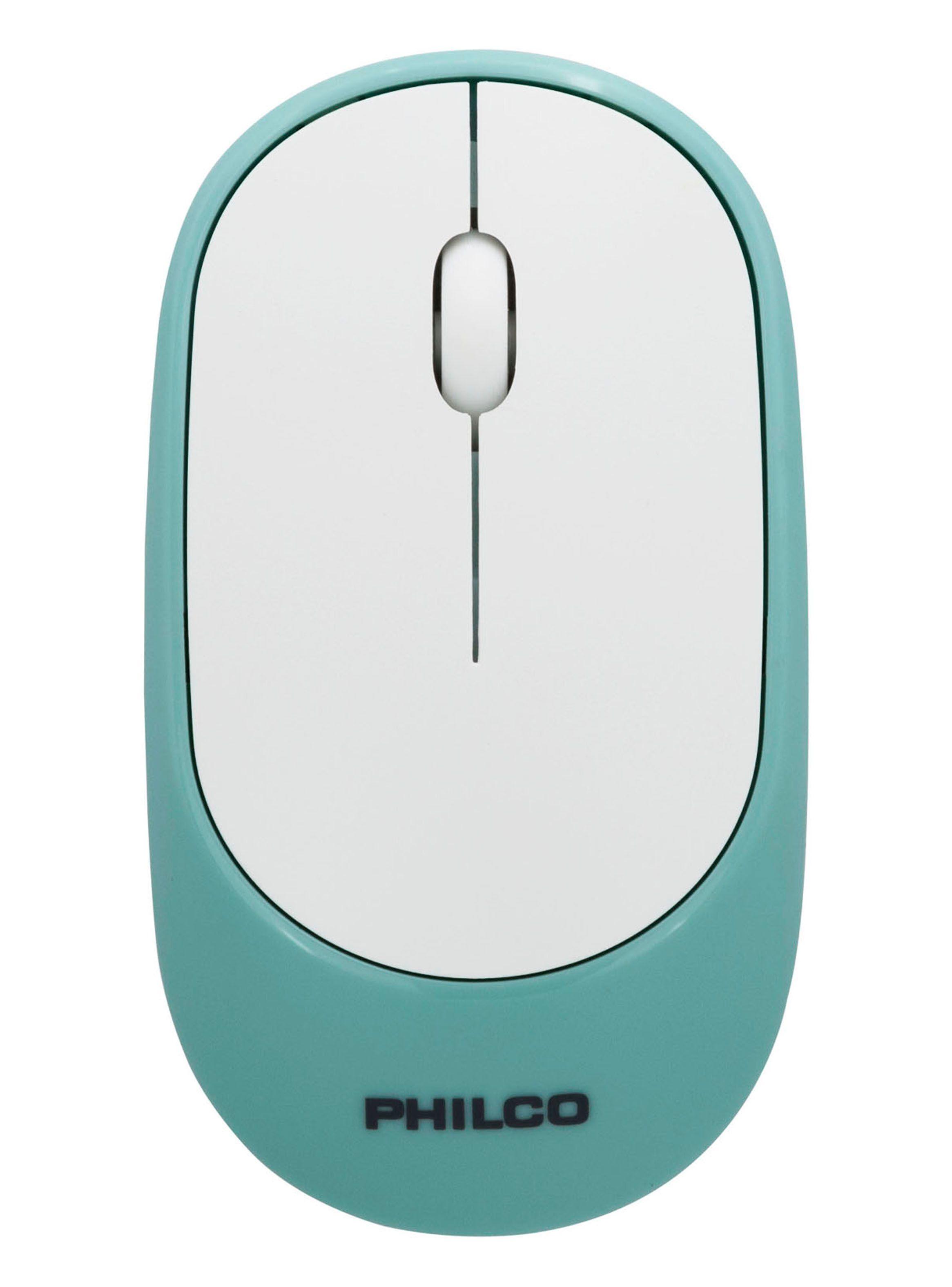 Mouse Philco Inalámbrico USB Modelo SPK7315 Cyan-0