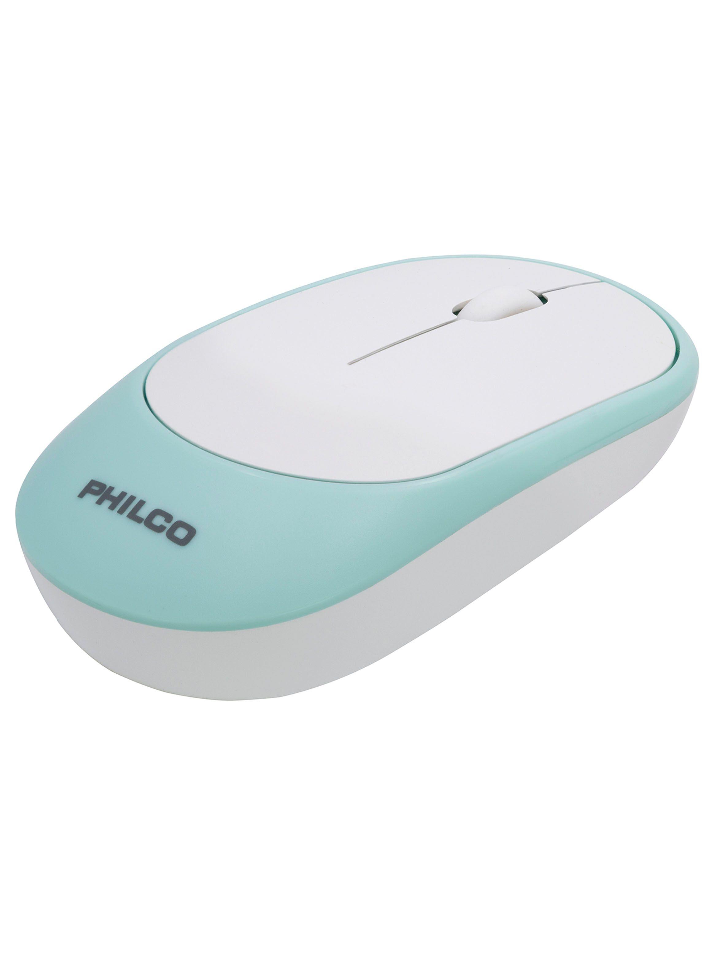 Mouse Philco Inalámbrico USB Modelo SPK7315 Cyan-2