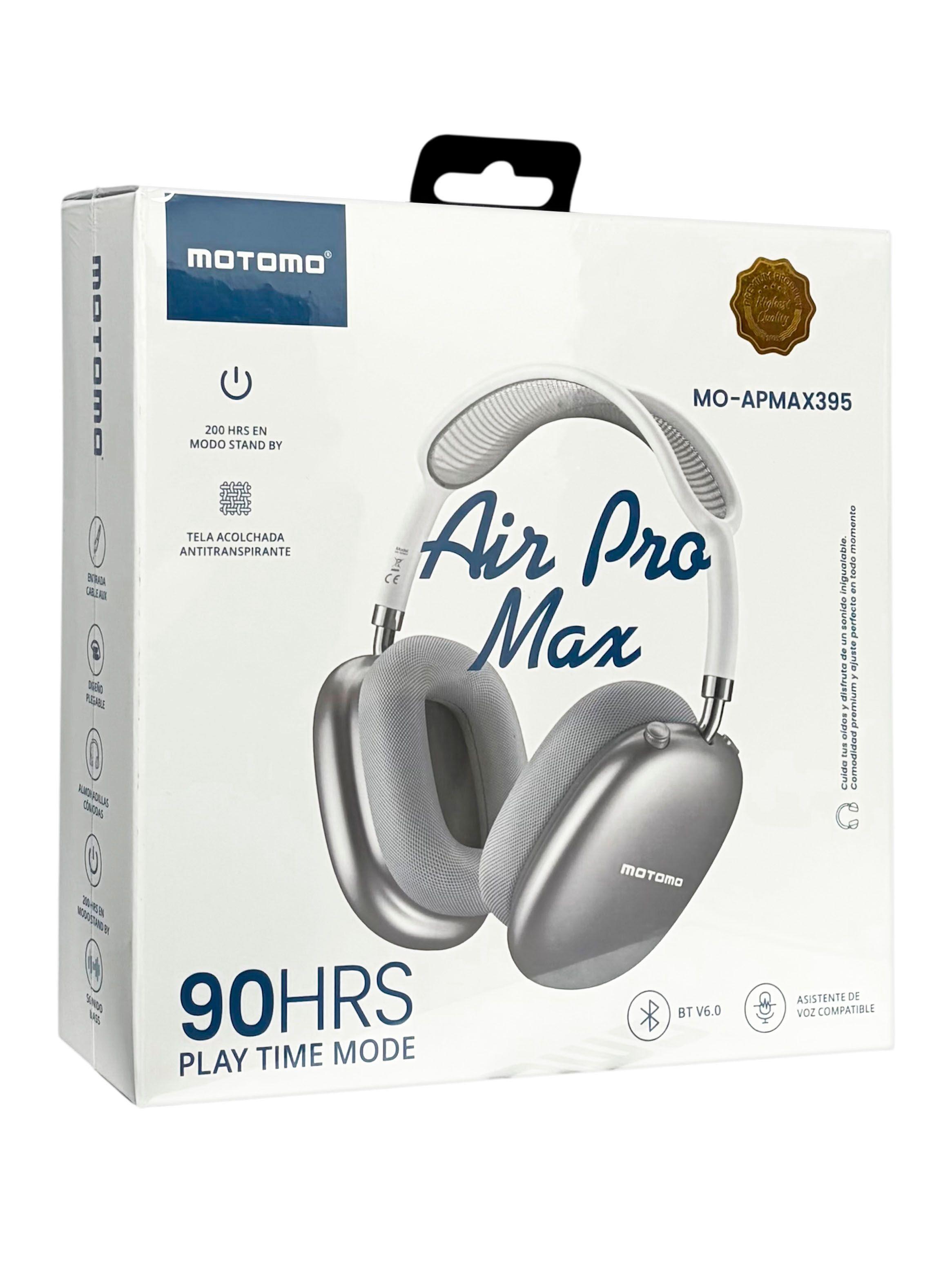 Audifono Inalambrico Bluetooth Acolchado Motomo Max395 Blanc-3