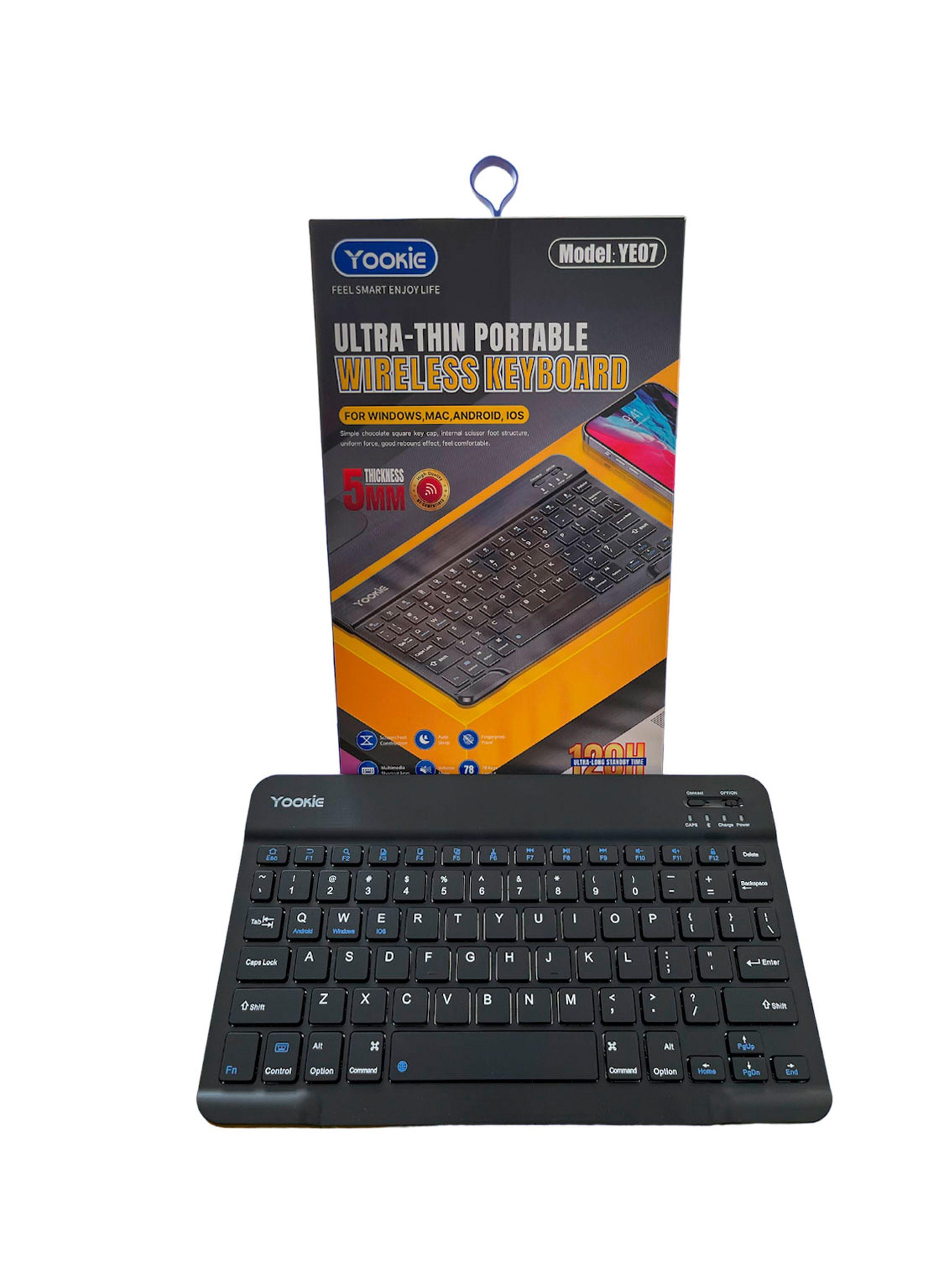 Teclado Inalámbrico Bluetooth Para iPad Tablet Tv Cel-3