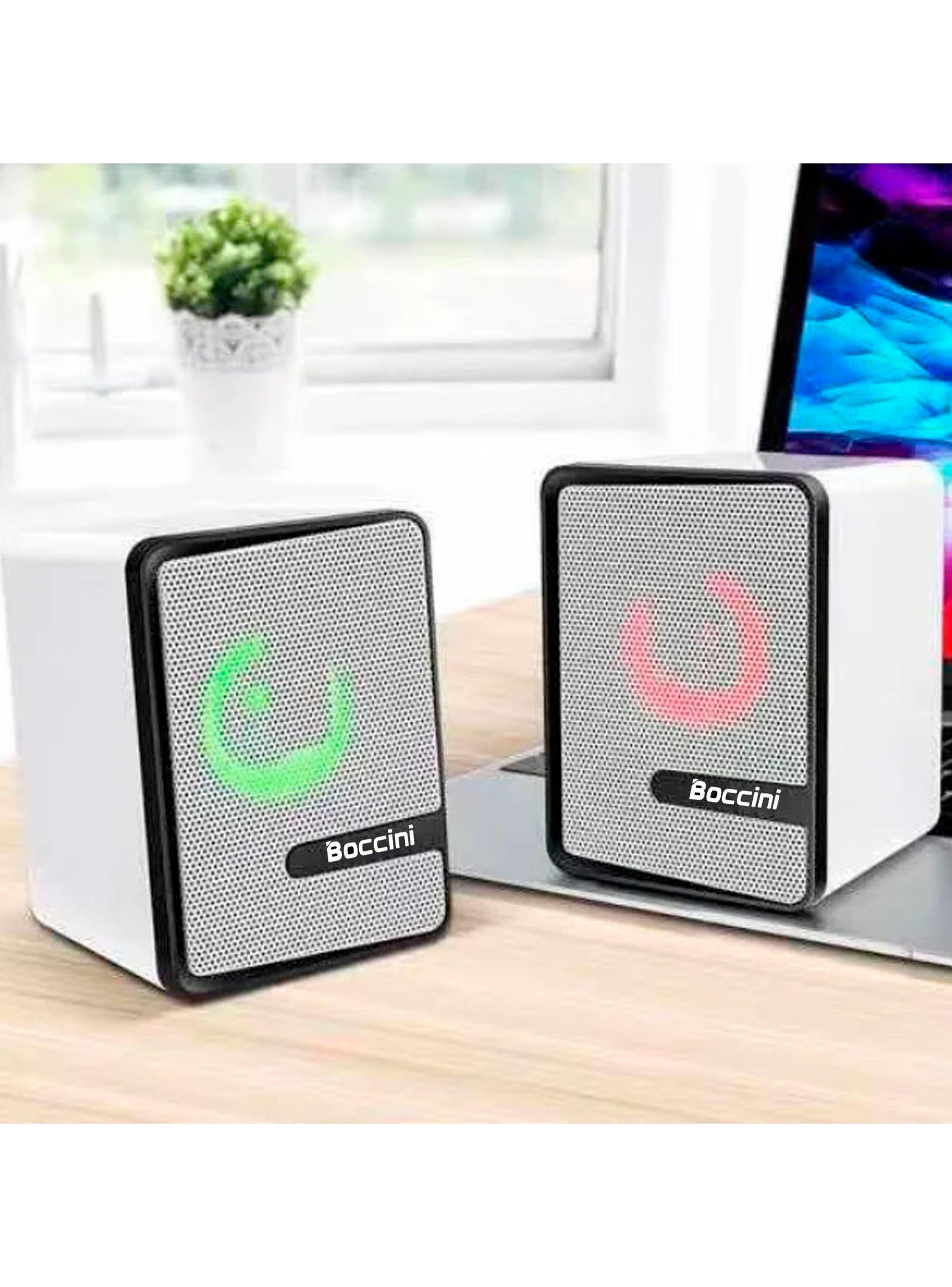 Parlante Con Puerto USB Y Conector 3.5mm Boccini TC6459 Blan-3