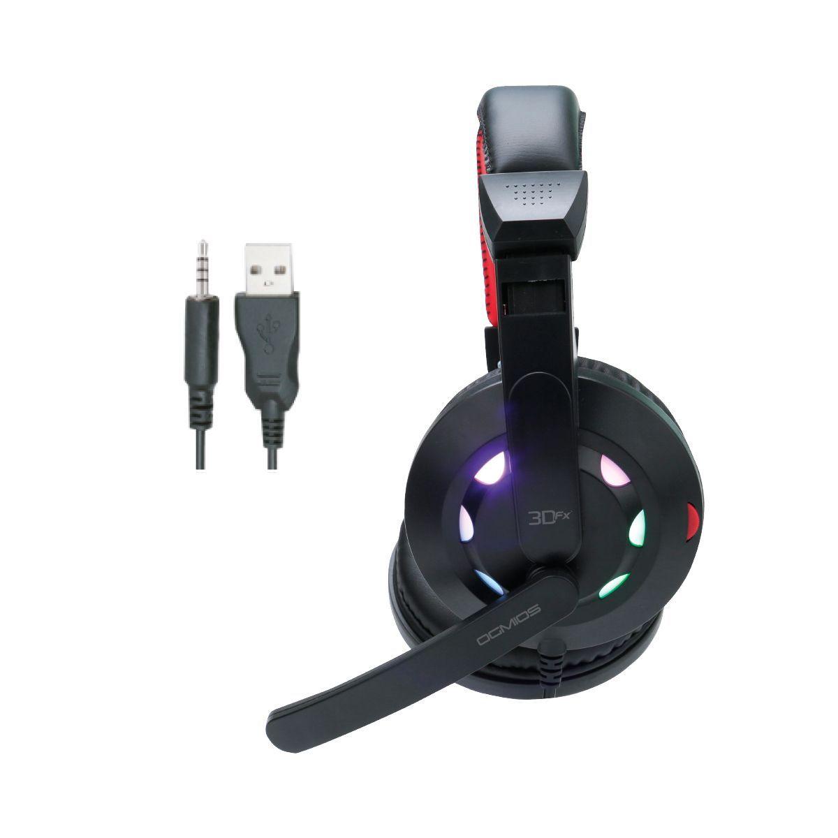 Pack Gamer Teclado + Mouse + Mouse Pad + Audifono Gamer 3DXF-2