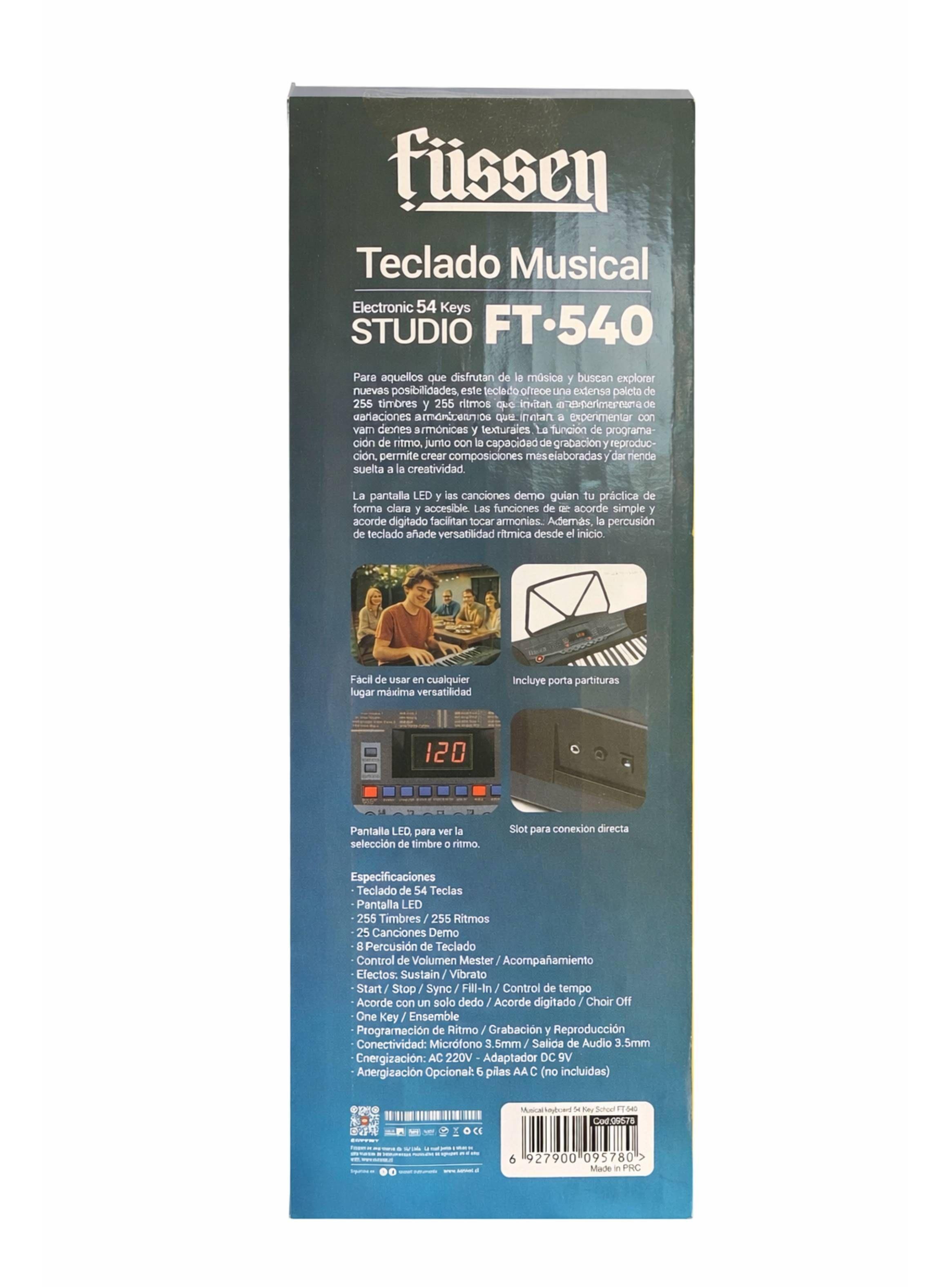 Teclado Organo 54 Teclas Pantalla LED Con Ritmos y Timbres-3