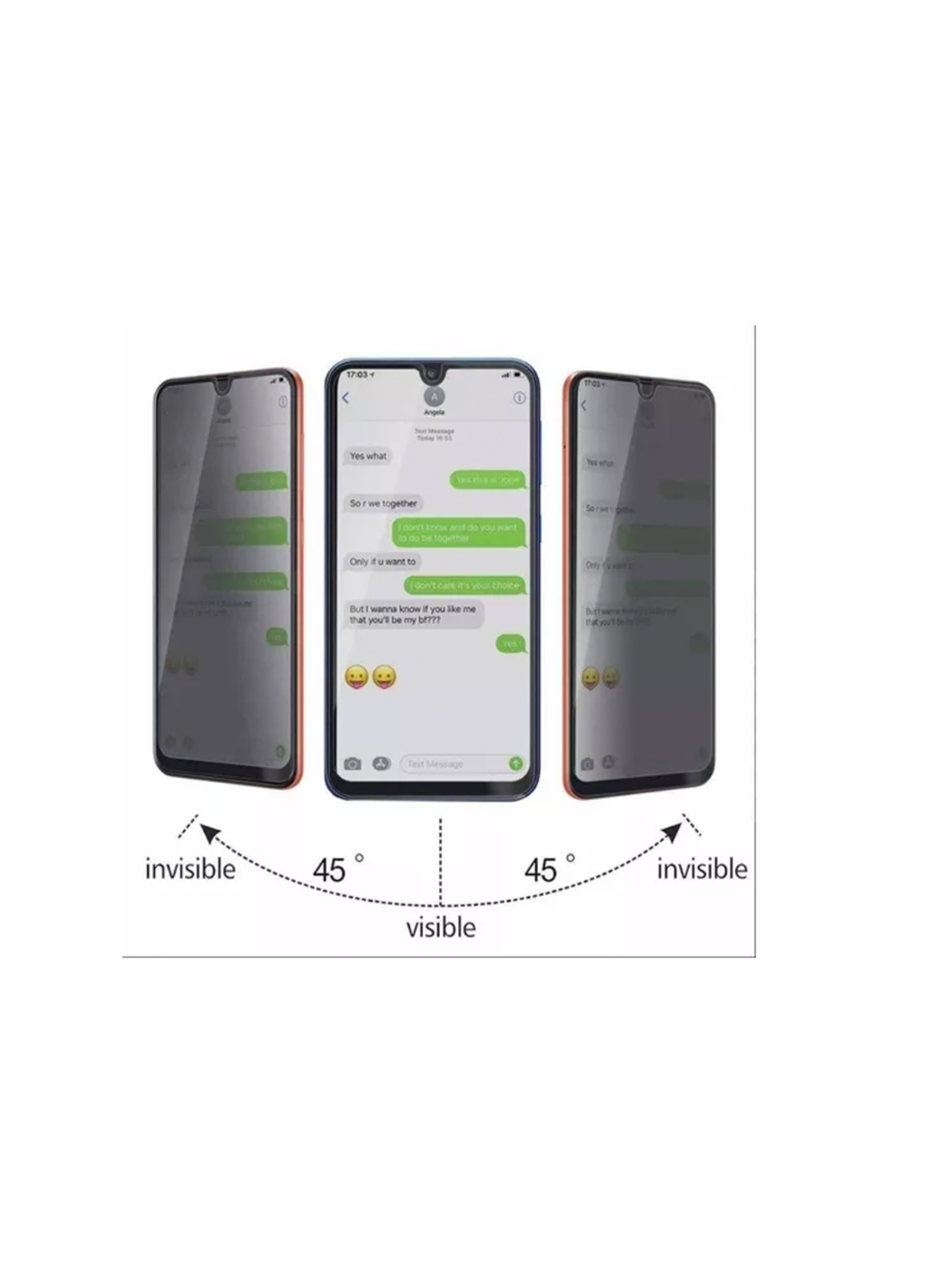 Lamina Hidrogel Antiespia Matte Para iPhone 17 Pro Max-4