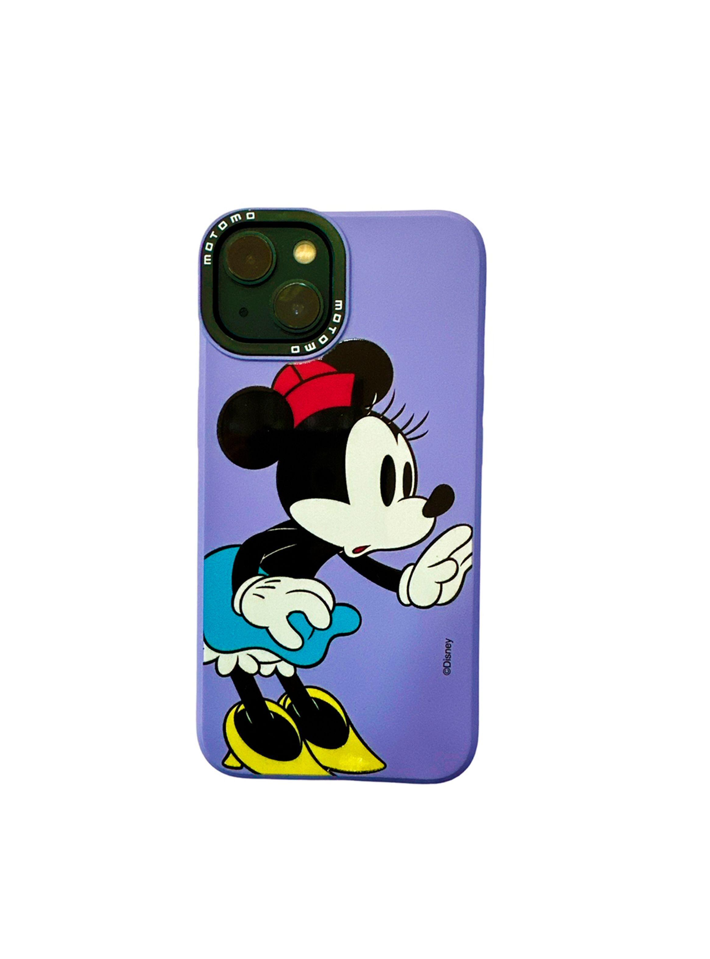 Carcasa Para iPhone 14 13 Disney Minnie Lila Gen-0